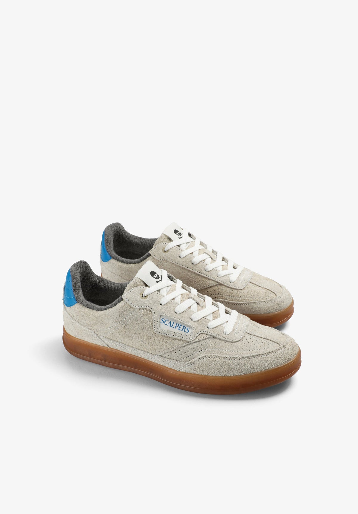 SCNUMICO SUEDE SKULL SNEAKERS