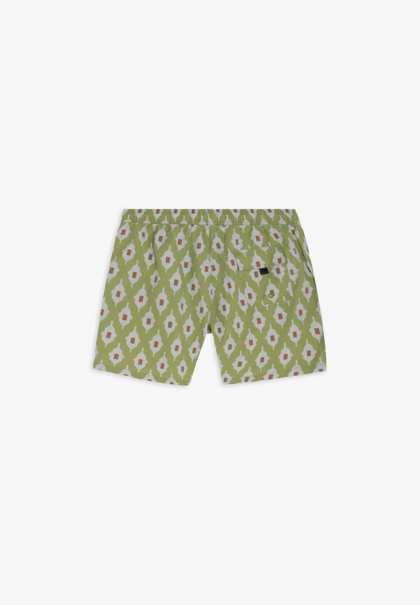 GEOMETRIC PRINT SWIMMING TRUNKS