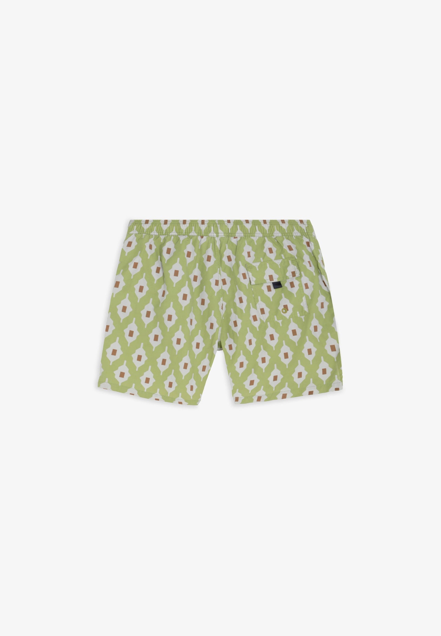 GEOMETRIC PRINT SWIMMING TRUNKS