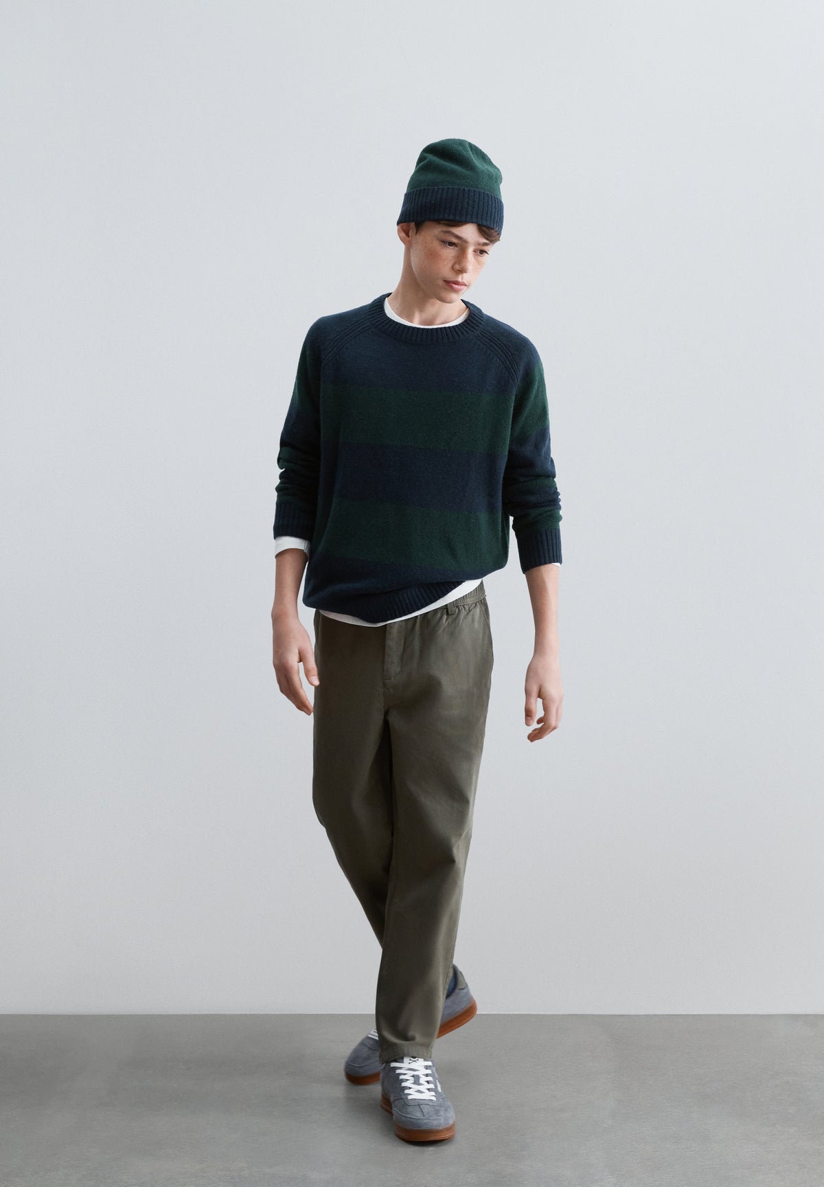 STRIPED WOOL SWEATER