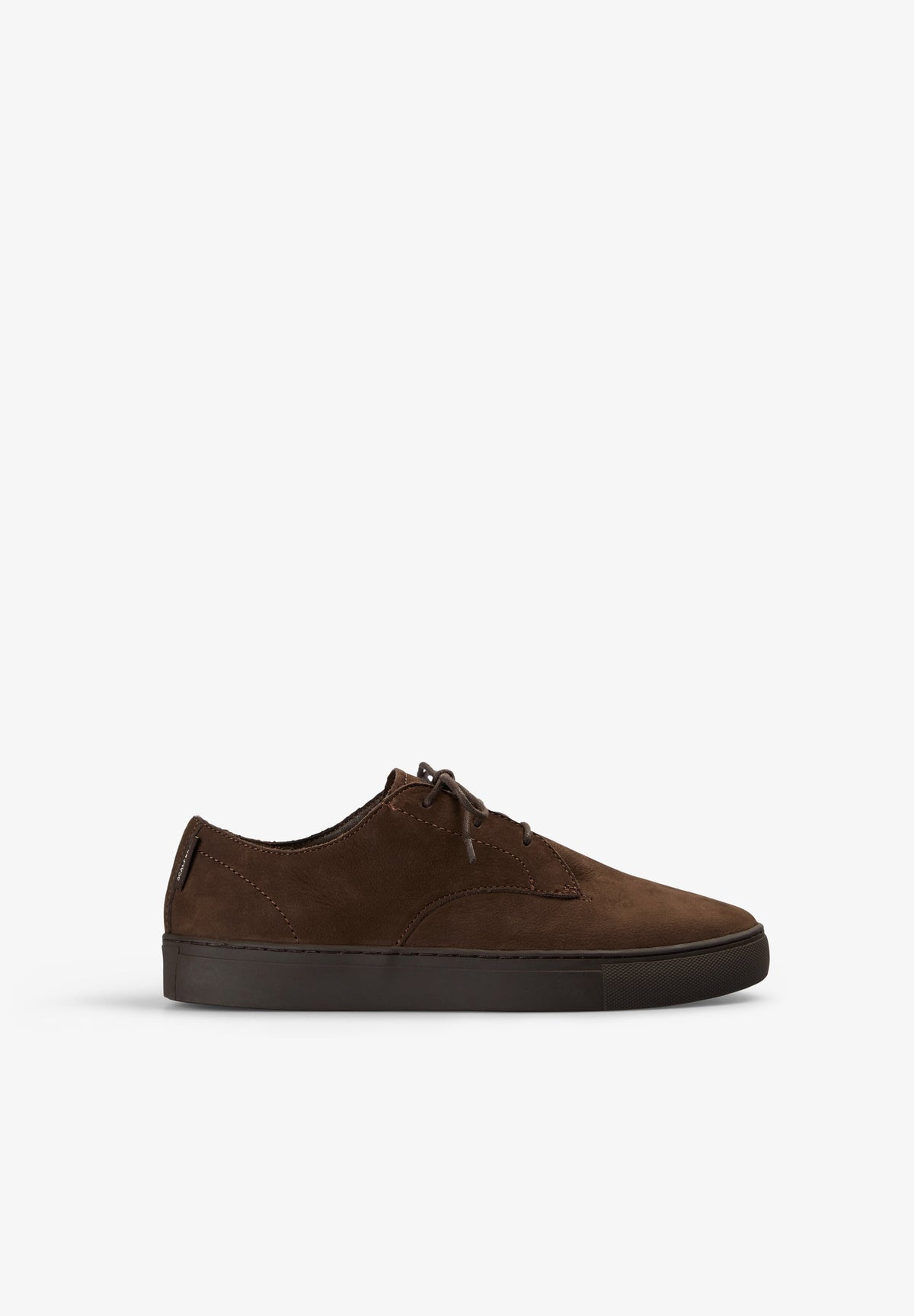 LEATHER LACE-UP SNEAKERS