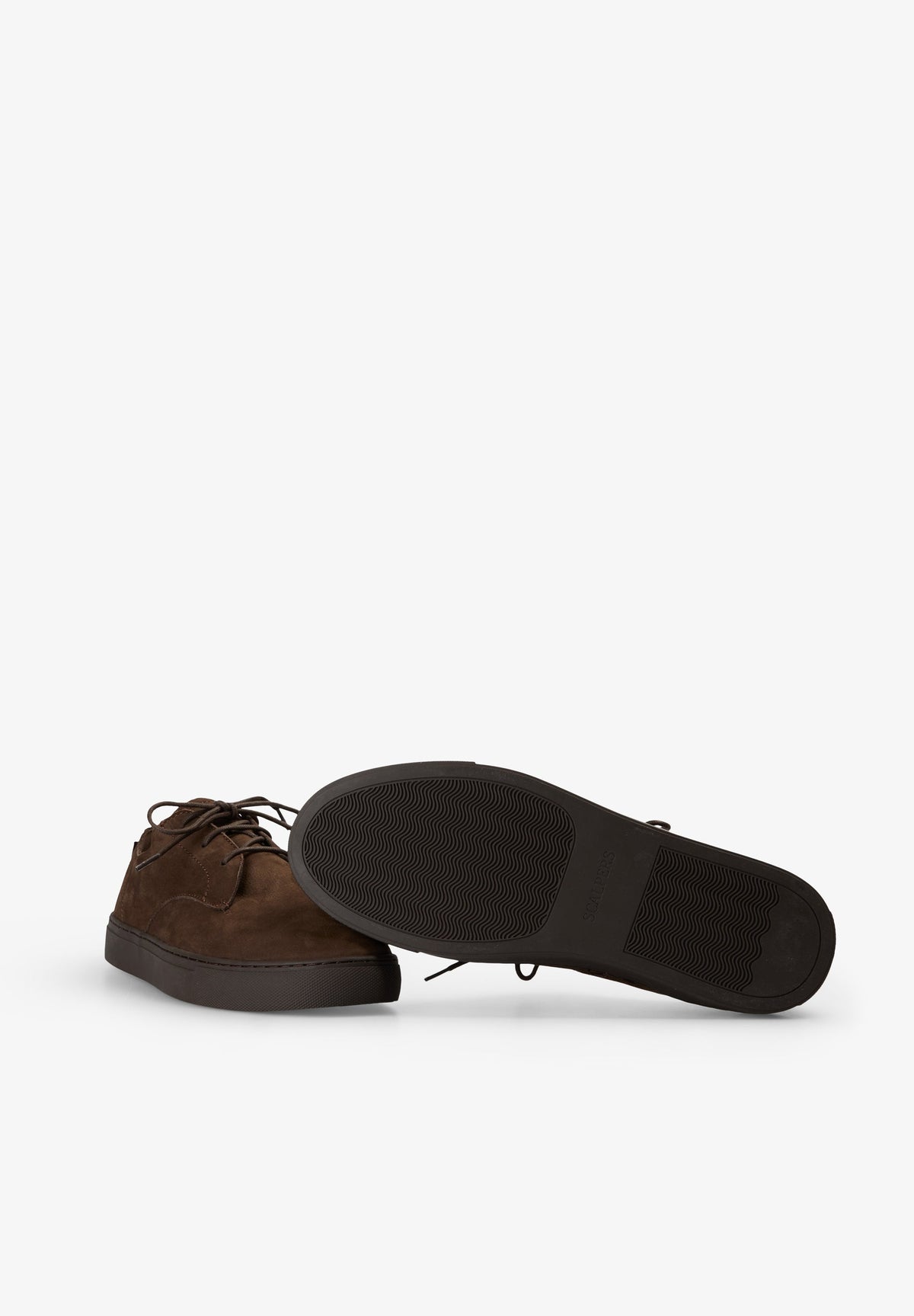 LEATHER LACE-UP SNEAKERS