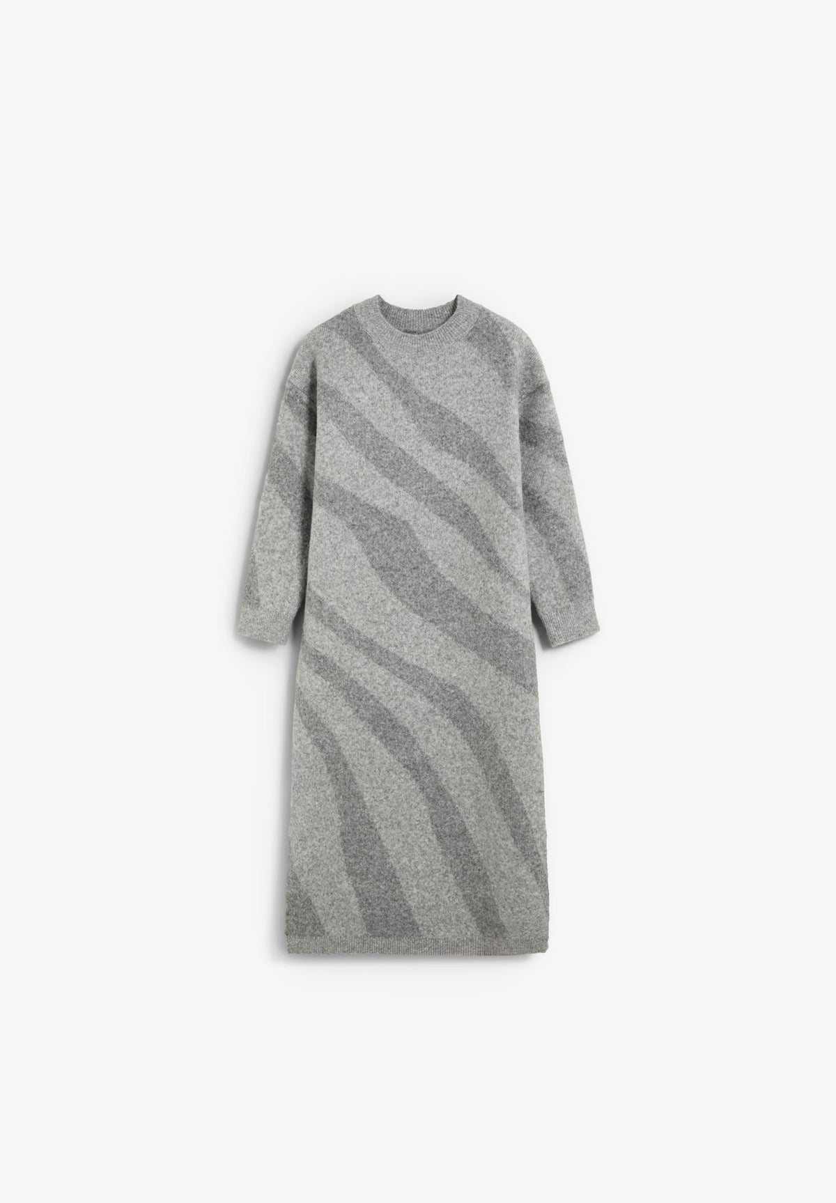 ANIMAL PRINT KNIT DRESS