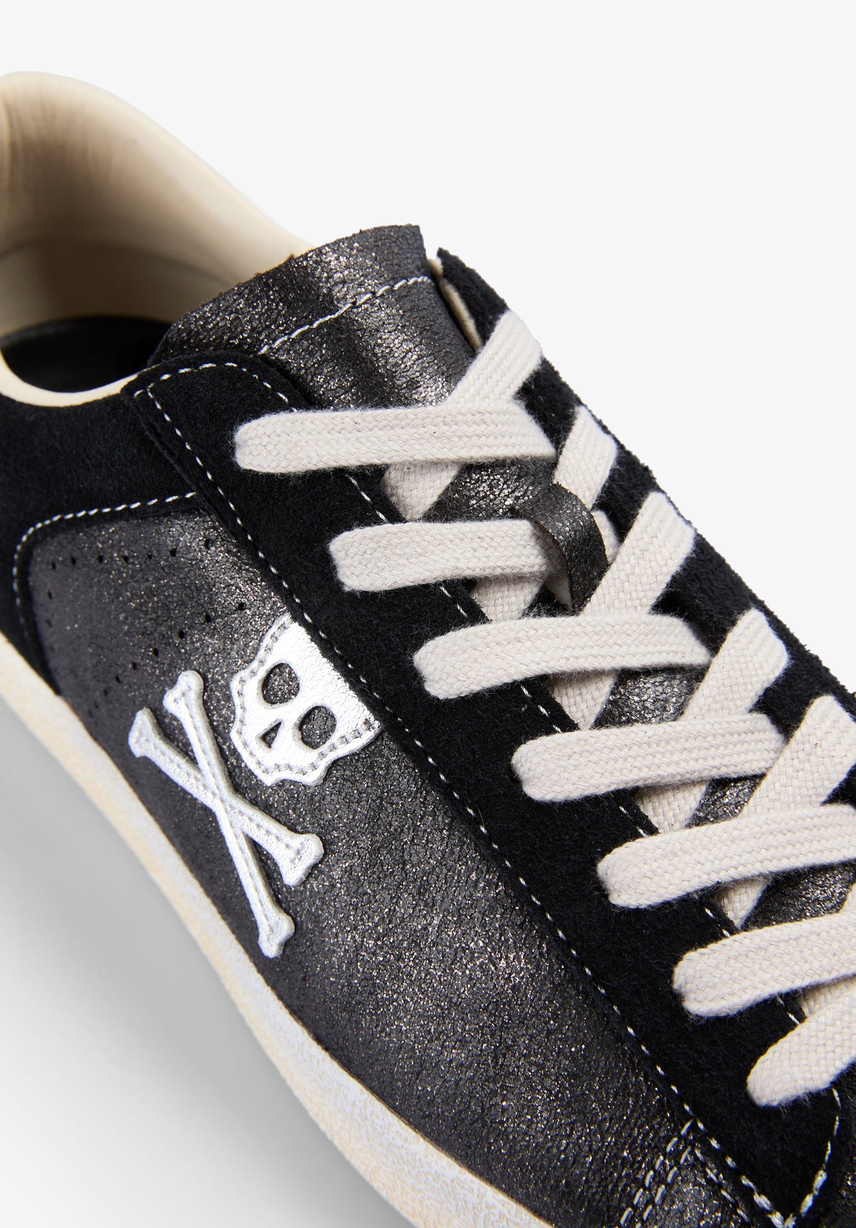 SCHENRY METALLIC SNEAKERS