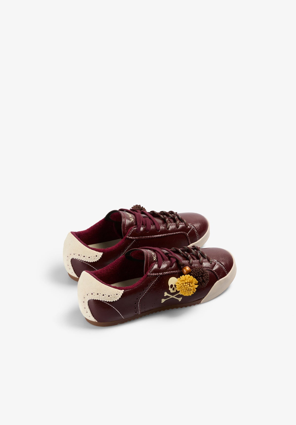 BOWLING SNEAKERS WITH SIDE SKULL