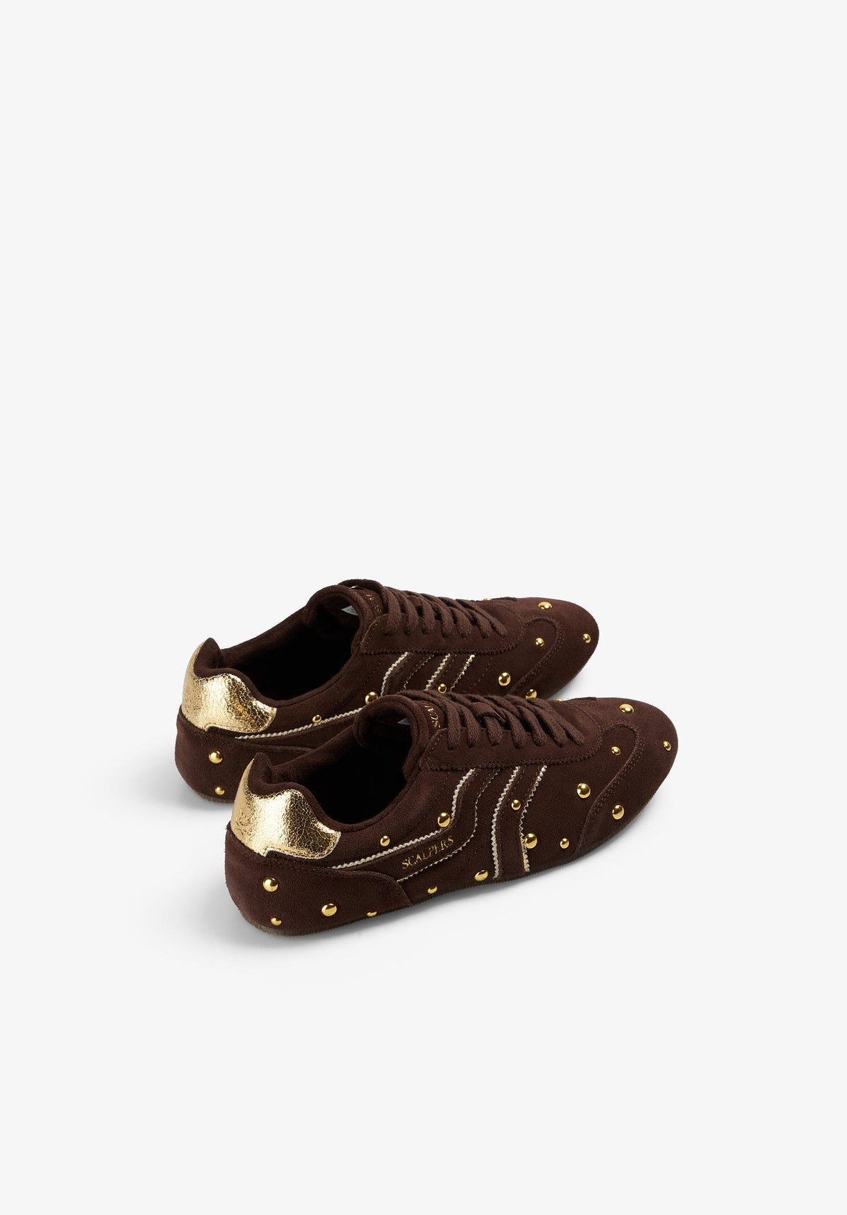 STUDDED SUEDE SNEAKERS