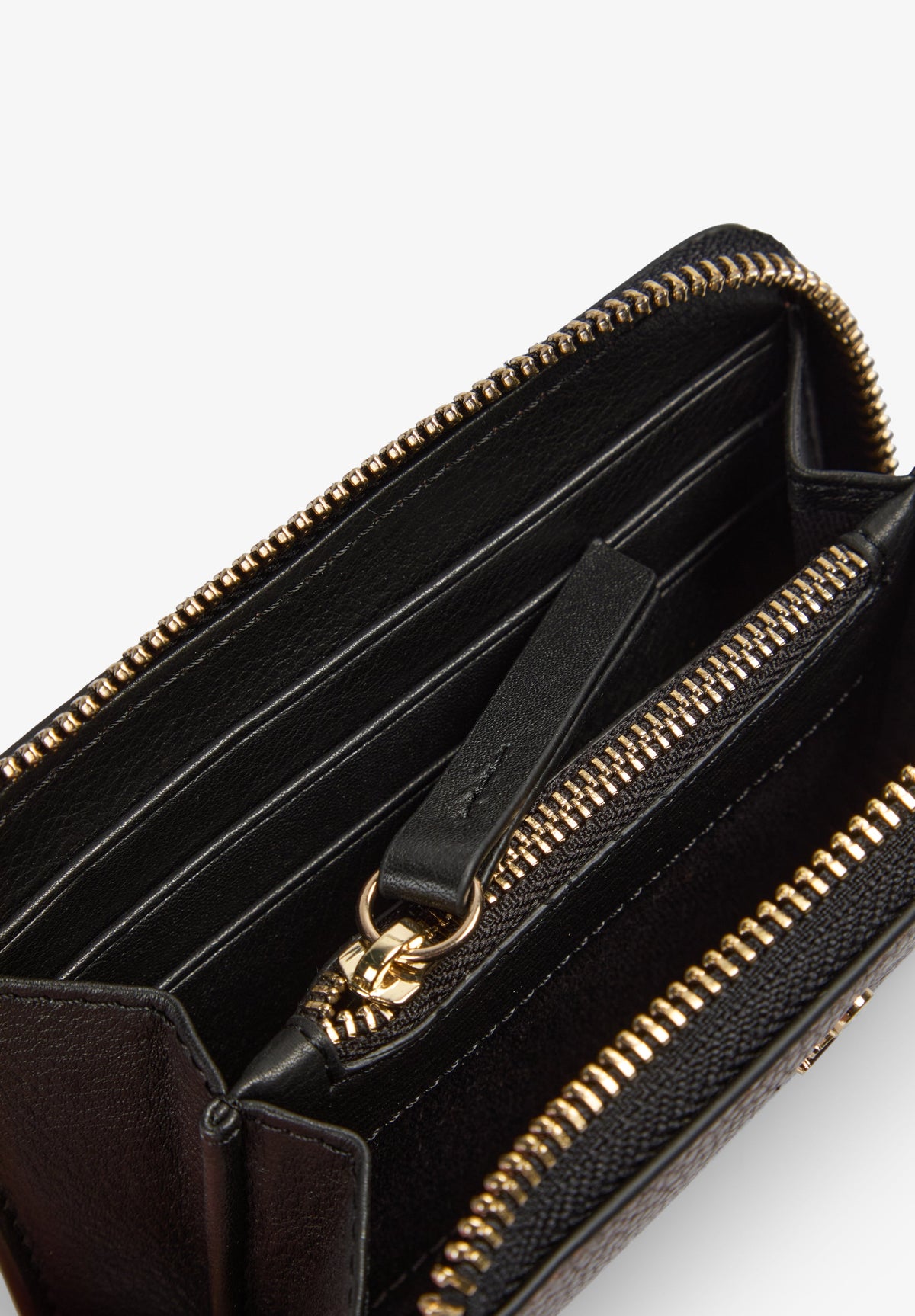 LEATHER COIN PURSE WITH ZIP