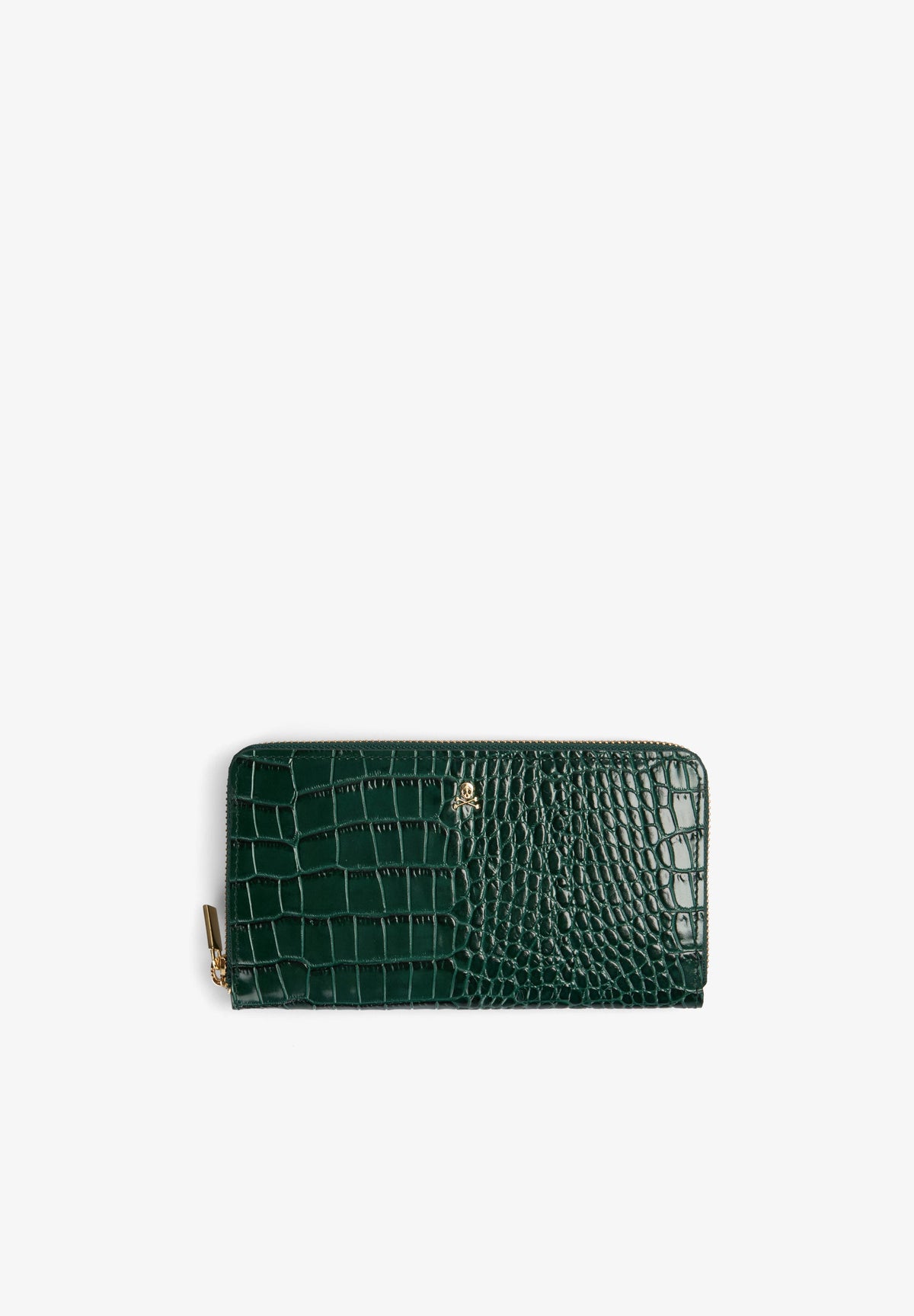 EMBOSSED LEATHER WALLET