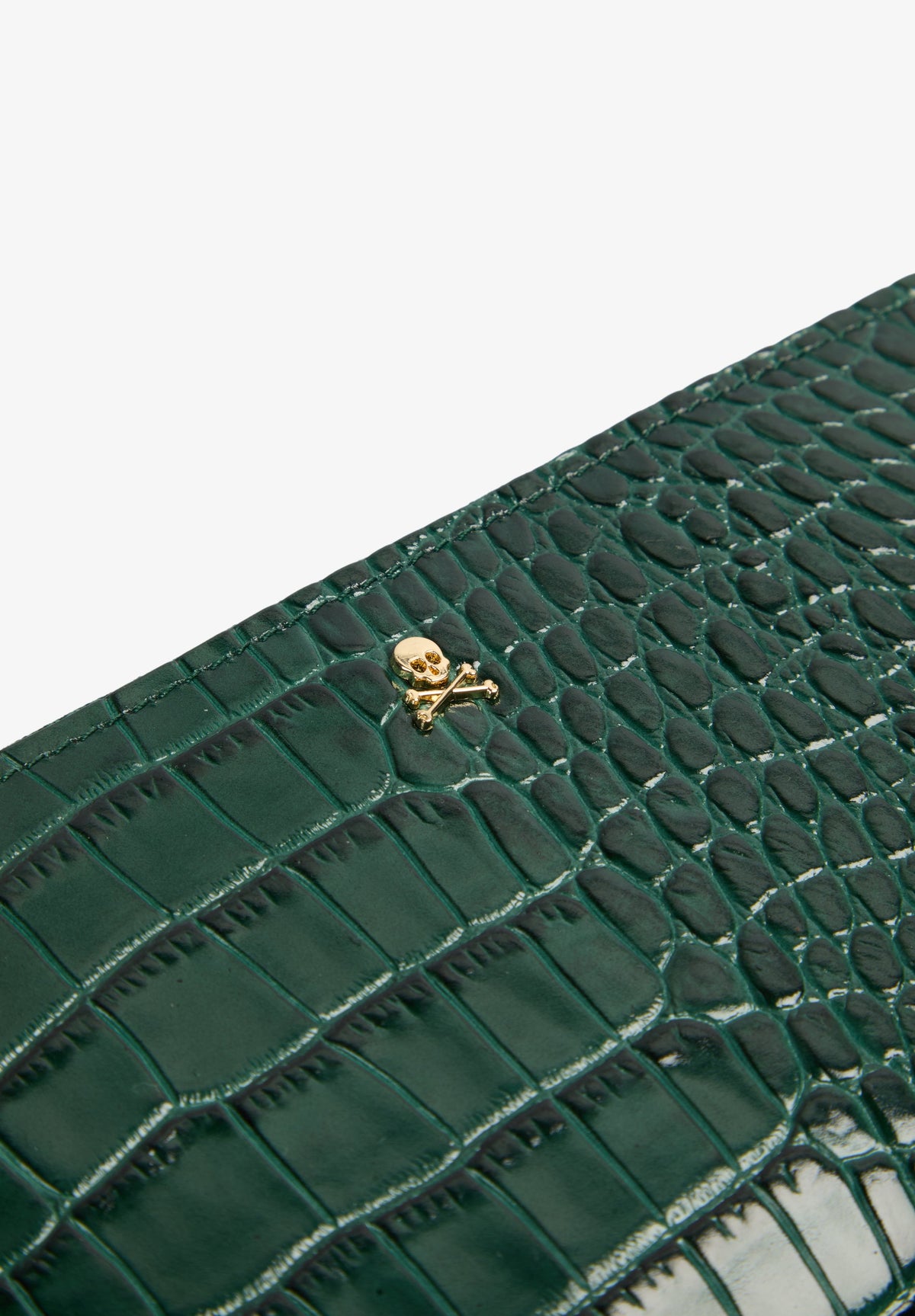 EMBOSSED LEATHER WALLET