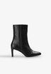 LEATHER HIGH-HEELED BOOTS