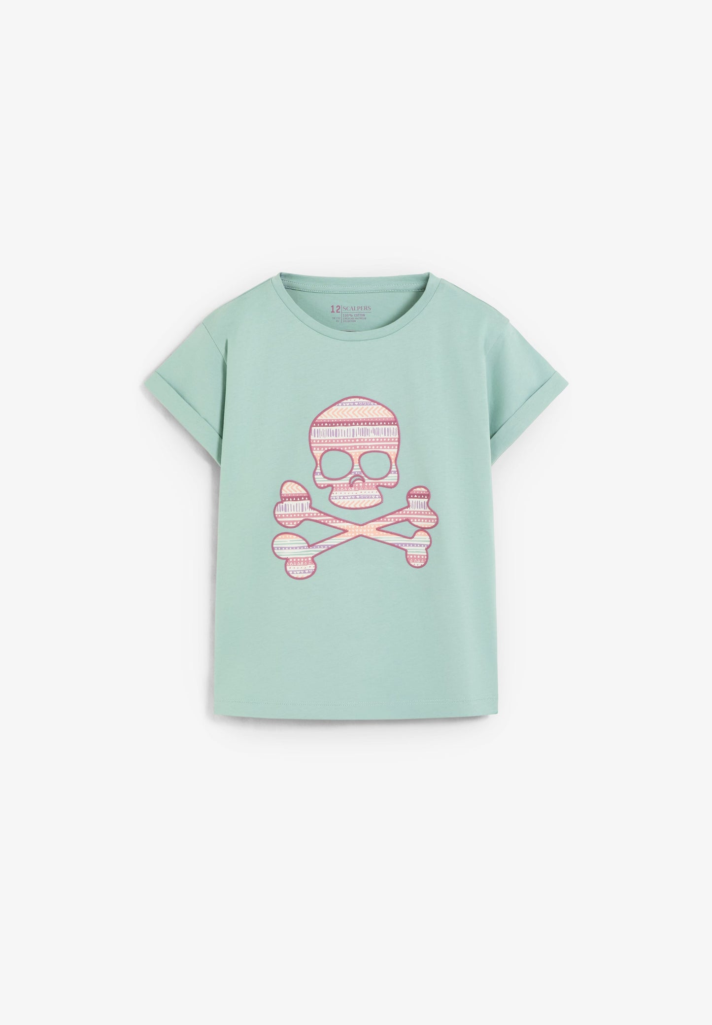 PRINTED SKULL T-SHIRT