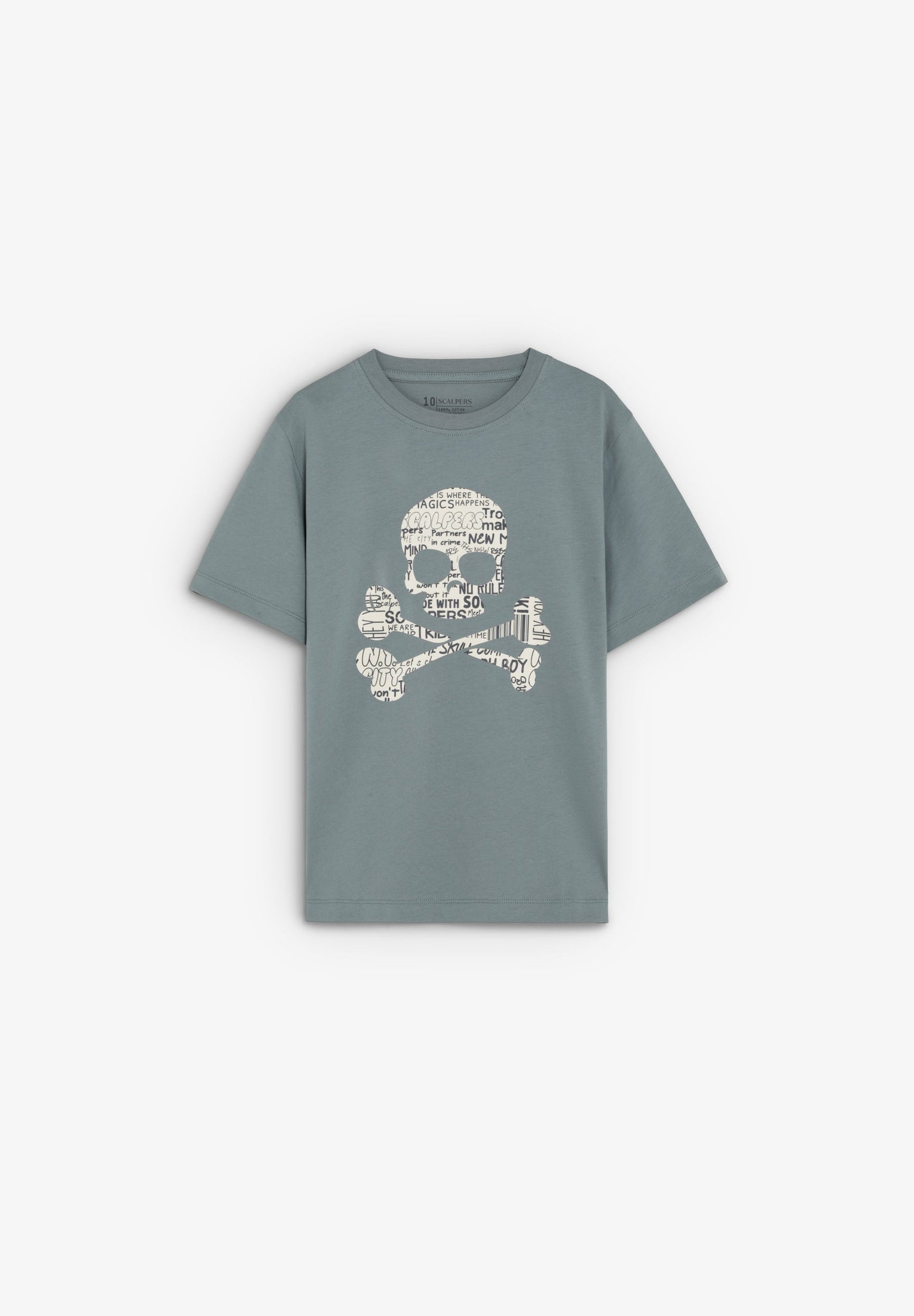 PRINTED SKULL T-SHIRT