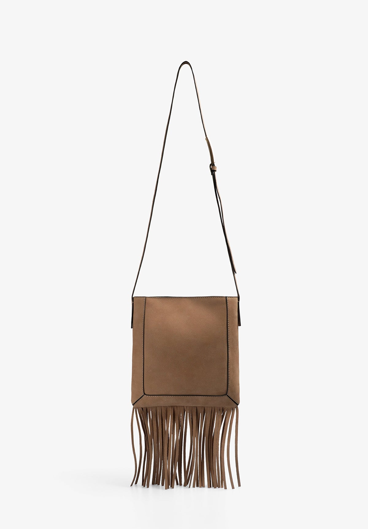 FRINGED CROSSBODY BAG