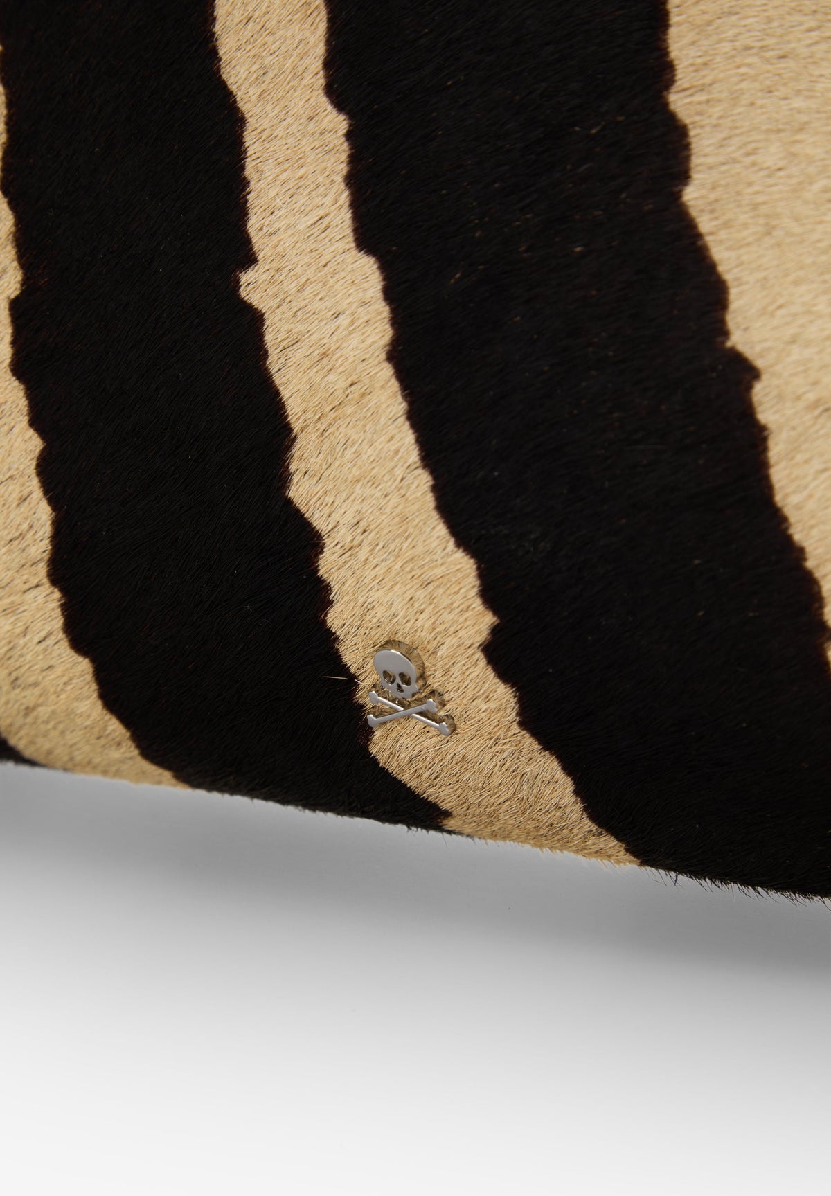 LEATHER SHOULDER BAG WITH ANIMAL PRINT