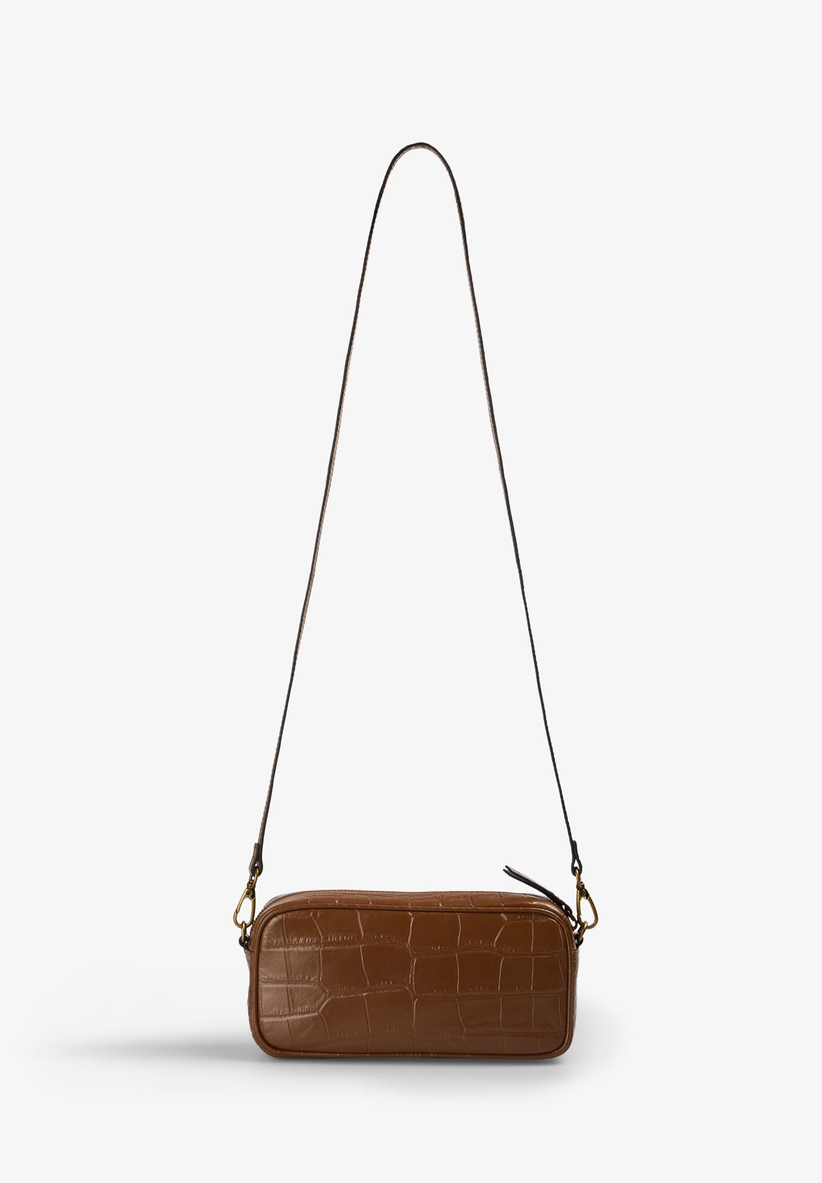 BAGUETTE LEATHER BAG