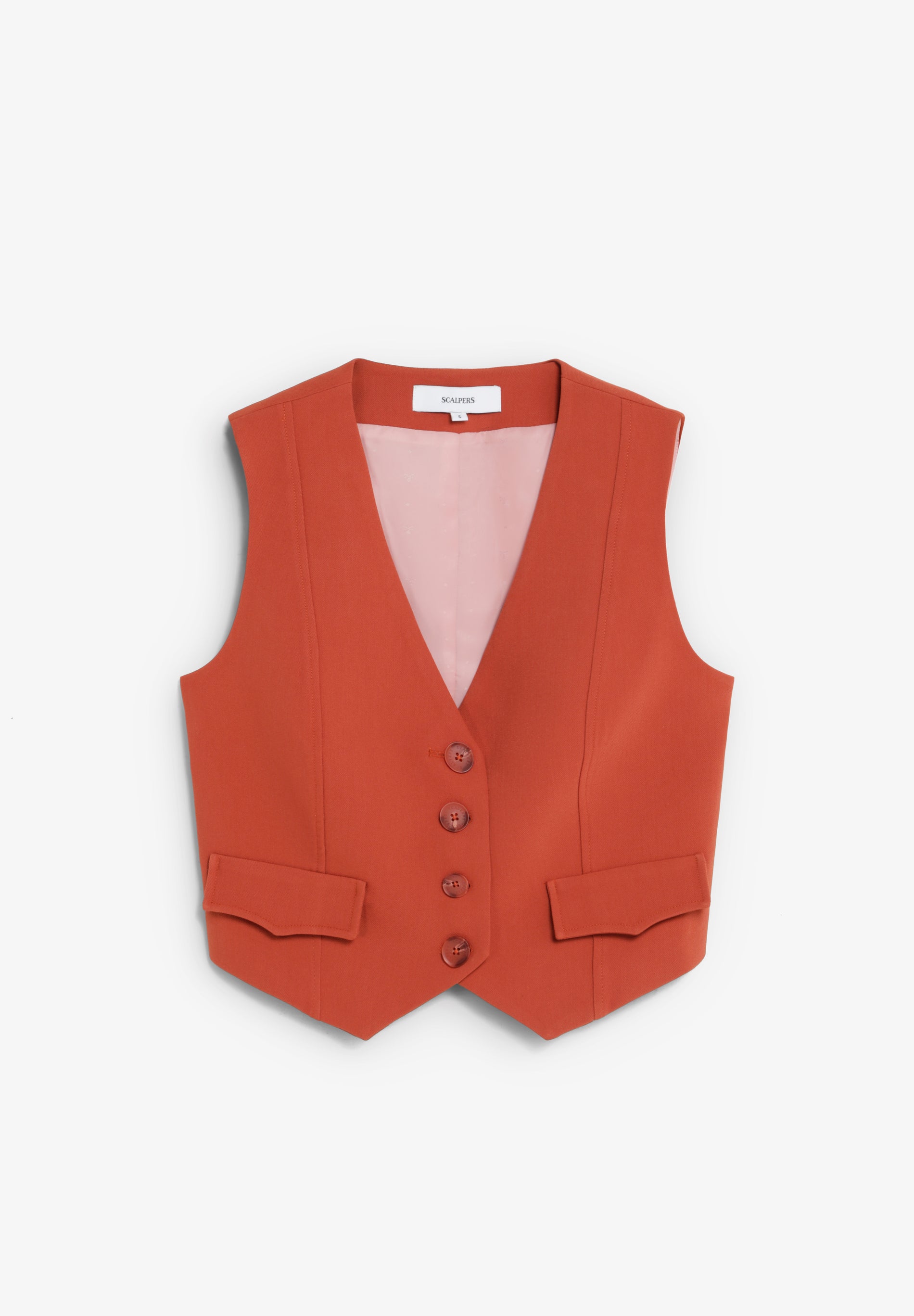 WAISTCOAT WITH LAPEL DETAILS