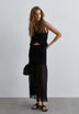 COMBINED KNIT SKIRT
