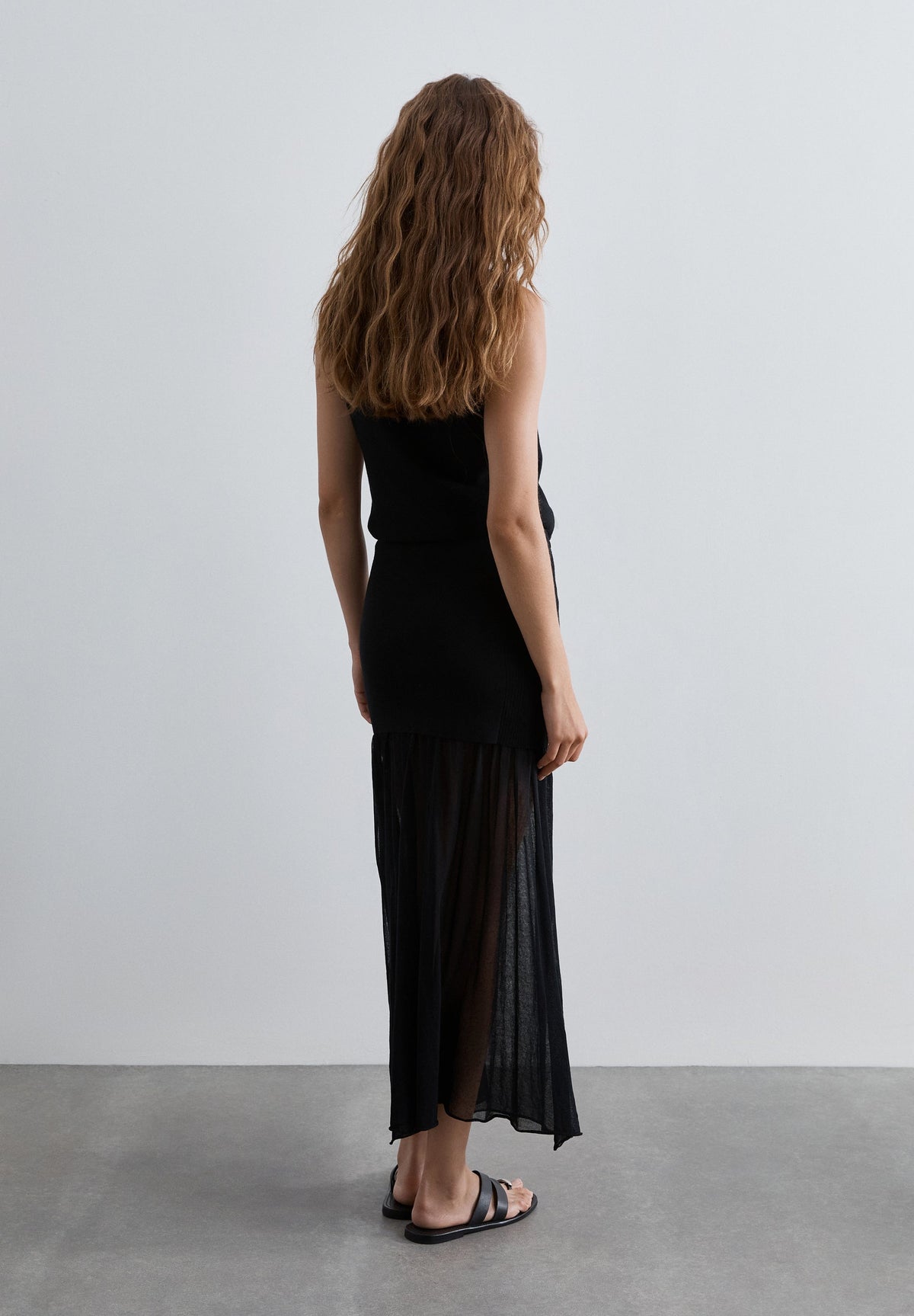 COMBINED KNIT SKIRT