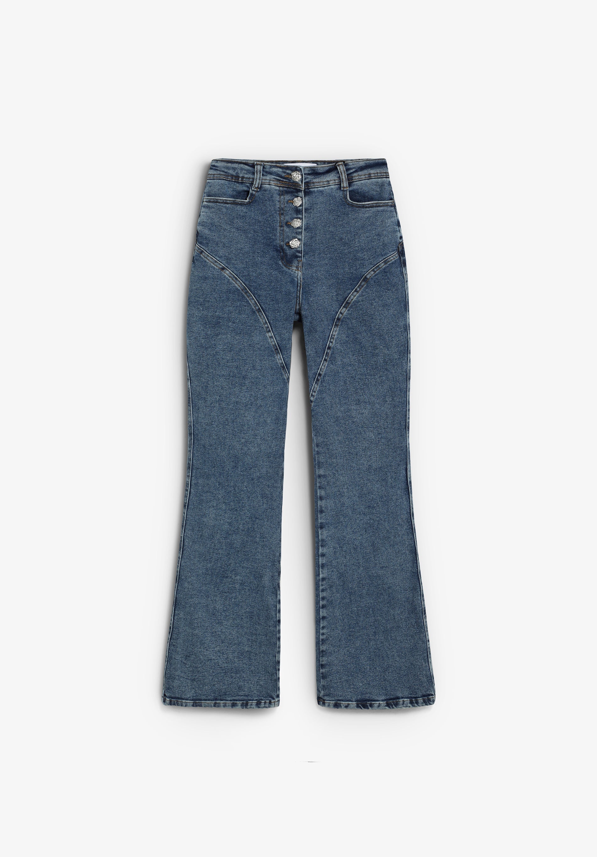 HIGH WAIST BOOTCUT JEANS