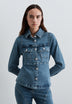 DENIM SHIRT WITH BELT