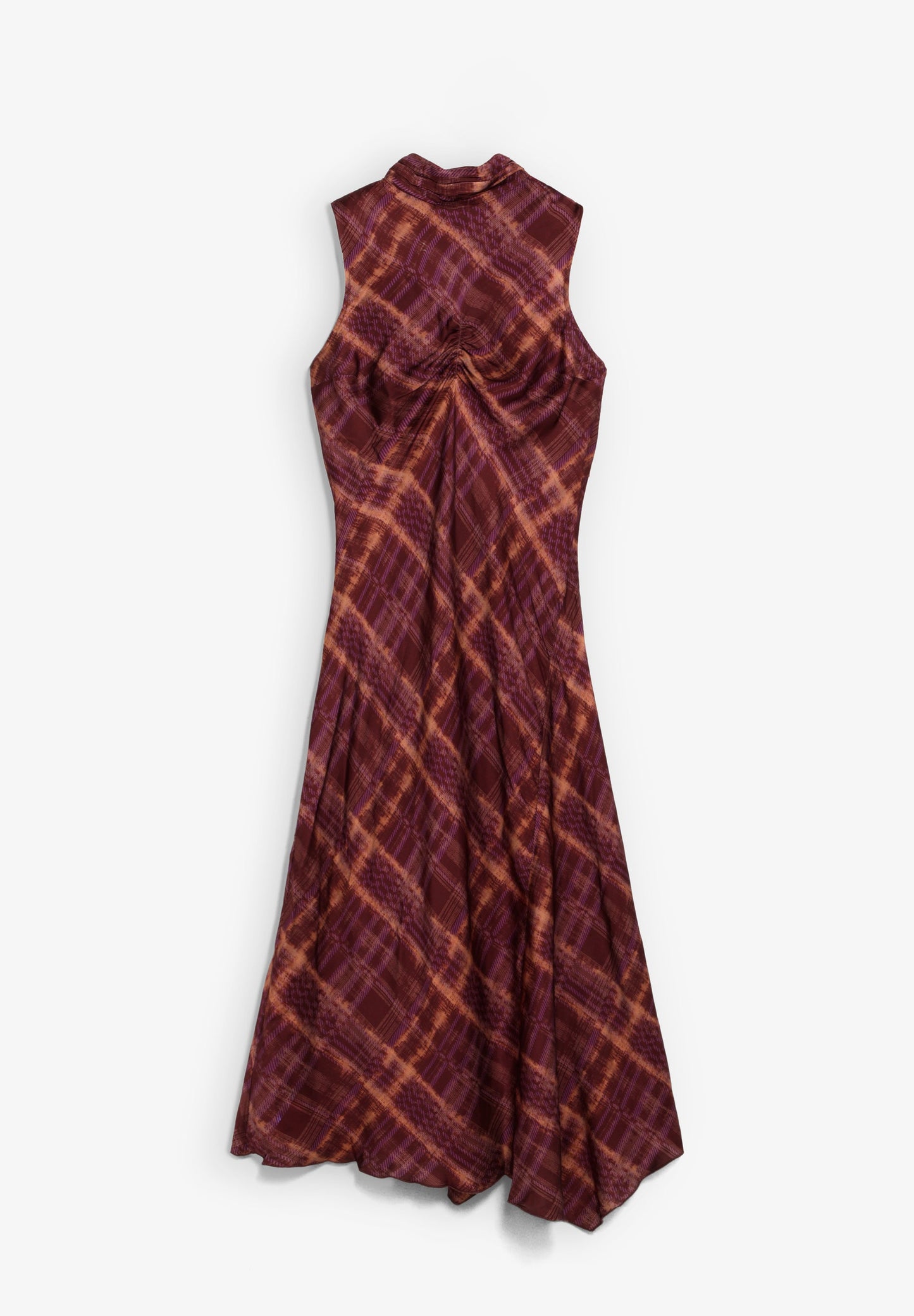 SCCHECK HALTER PRINT DRESS
