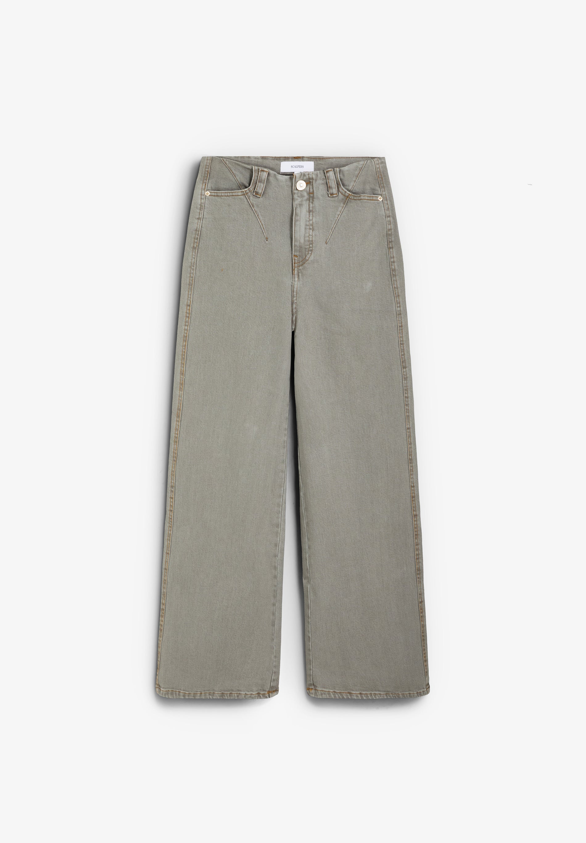HIGH WAIST WIDE-LEG JEANS