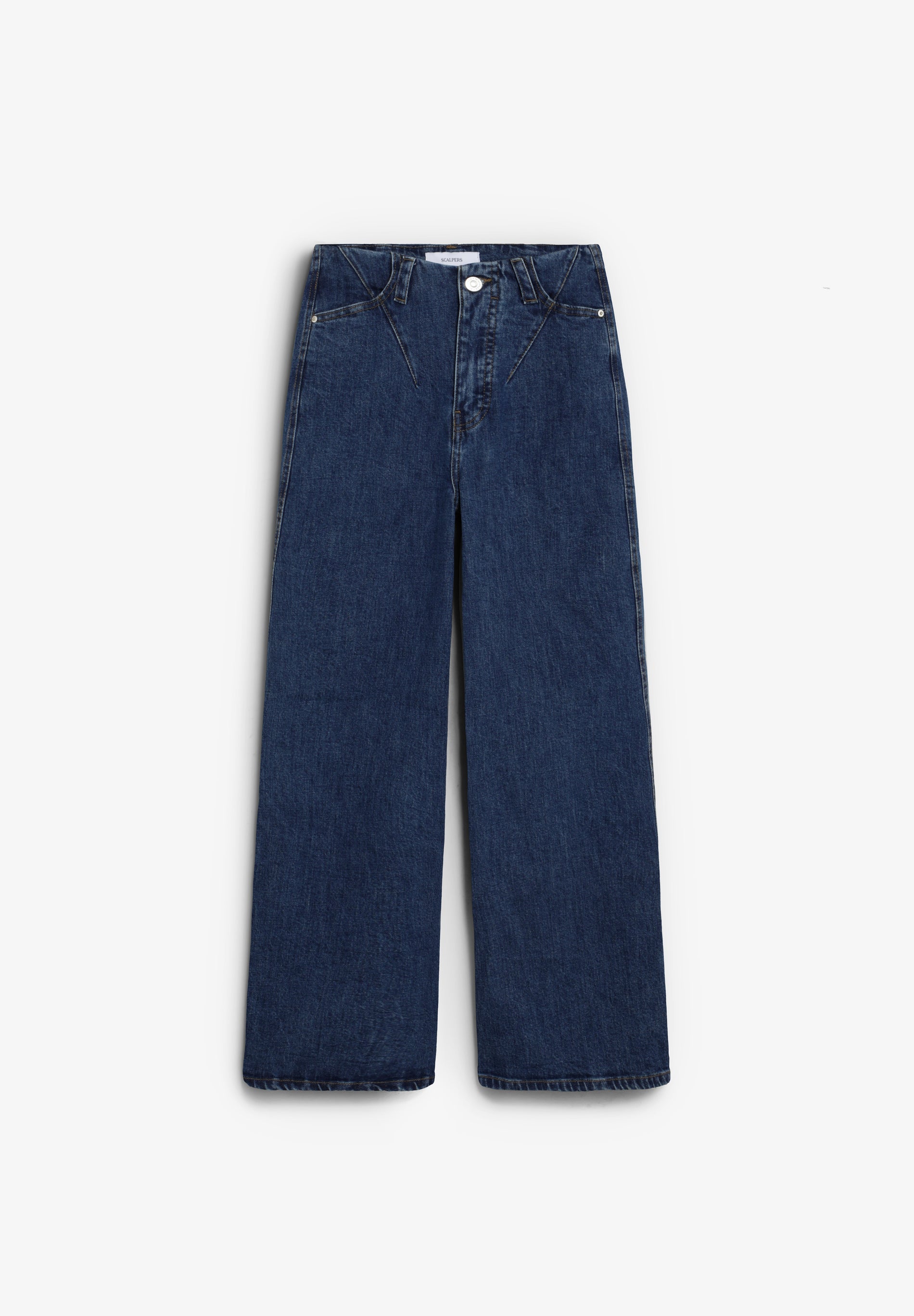 HIGH WAIST WIDE-LEG JEANS