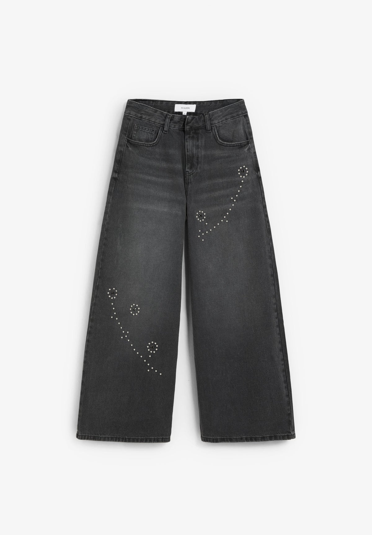STUDDED CULOTTE JEANS