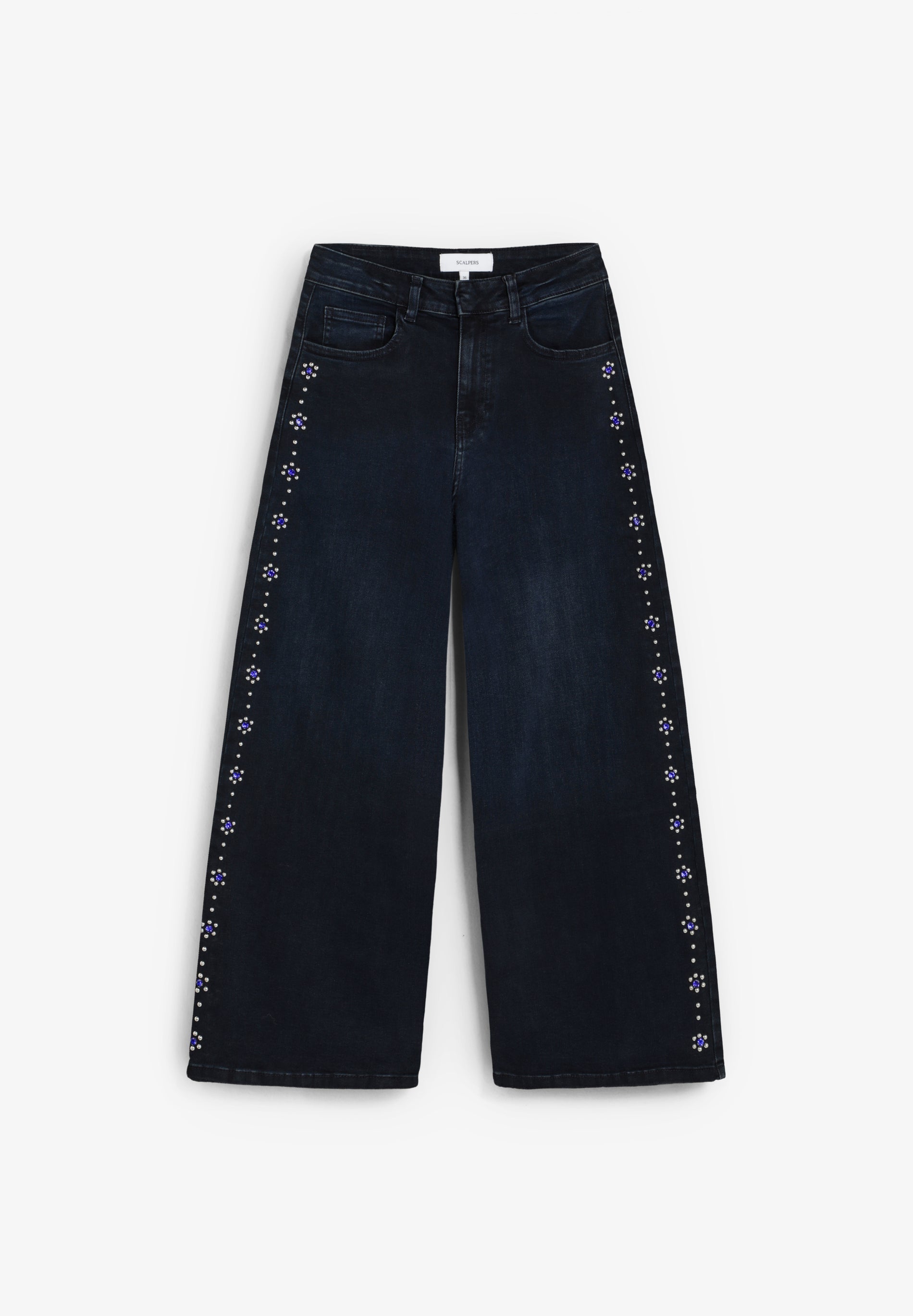 STUDDED CULOTTE JEANS