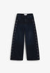 STUDDED CULOTTE JEANS