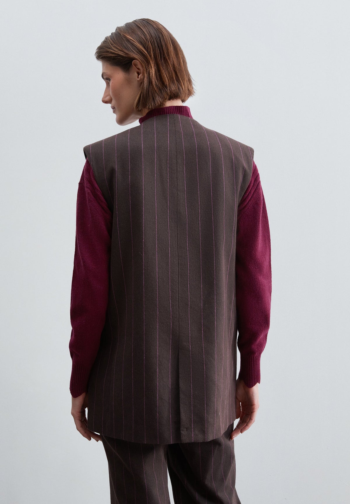 LONG STRIPED WAISTCOAT