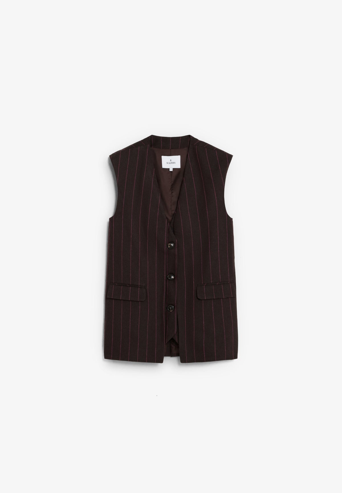 LONG STRIPED WAISTCOAT