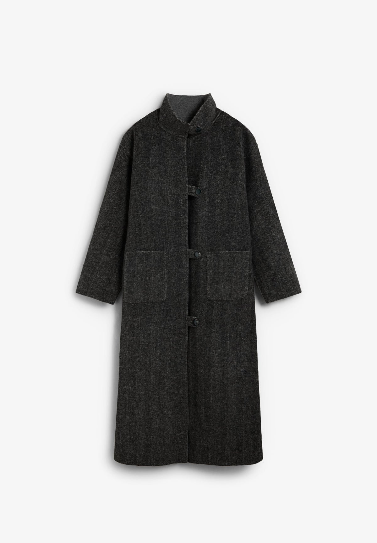 REVERSIBLE COAT WITH SCARF