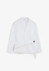 WRAP SHIRT WITH APPLIQUÉS