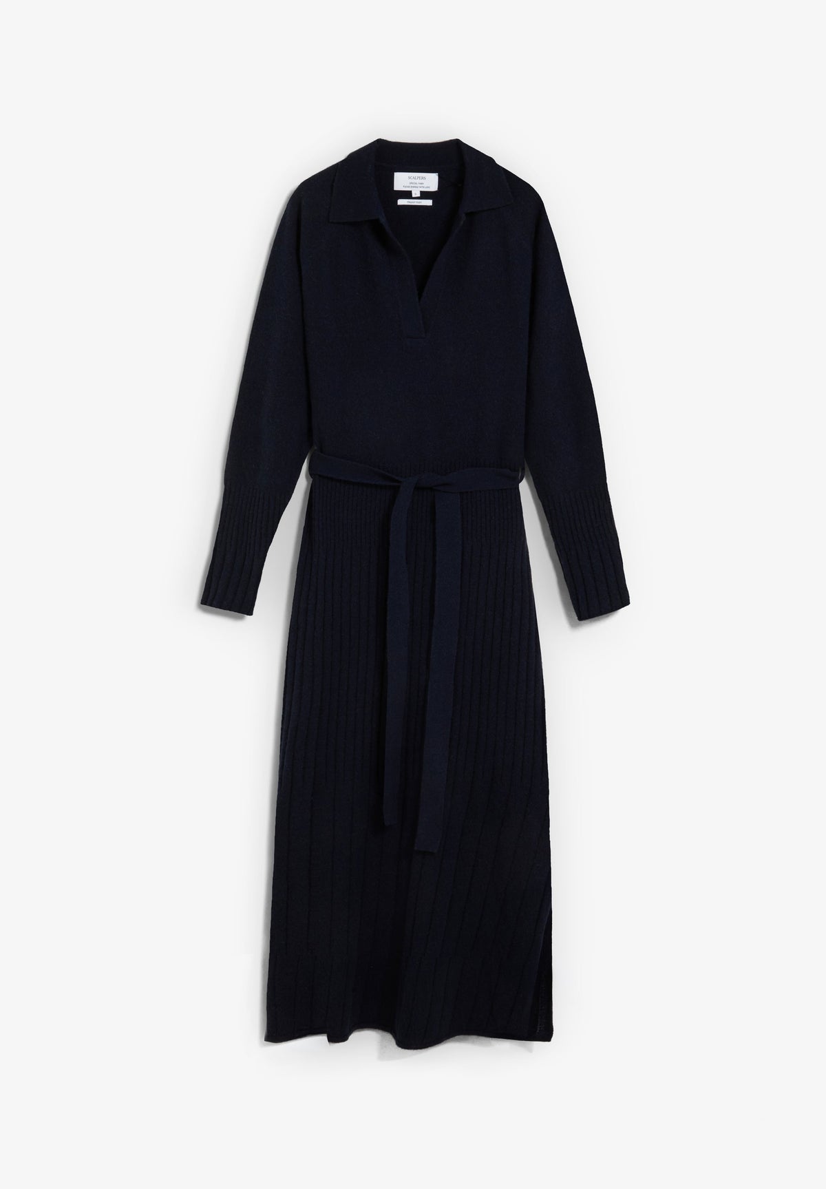 POLO COLLAR KNIT DRESS