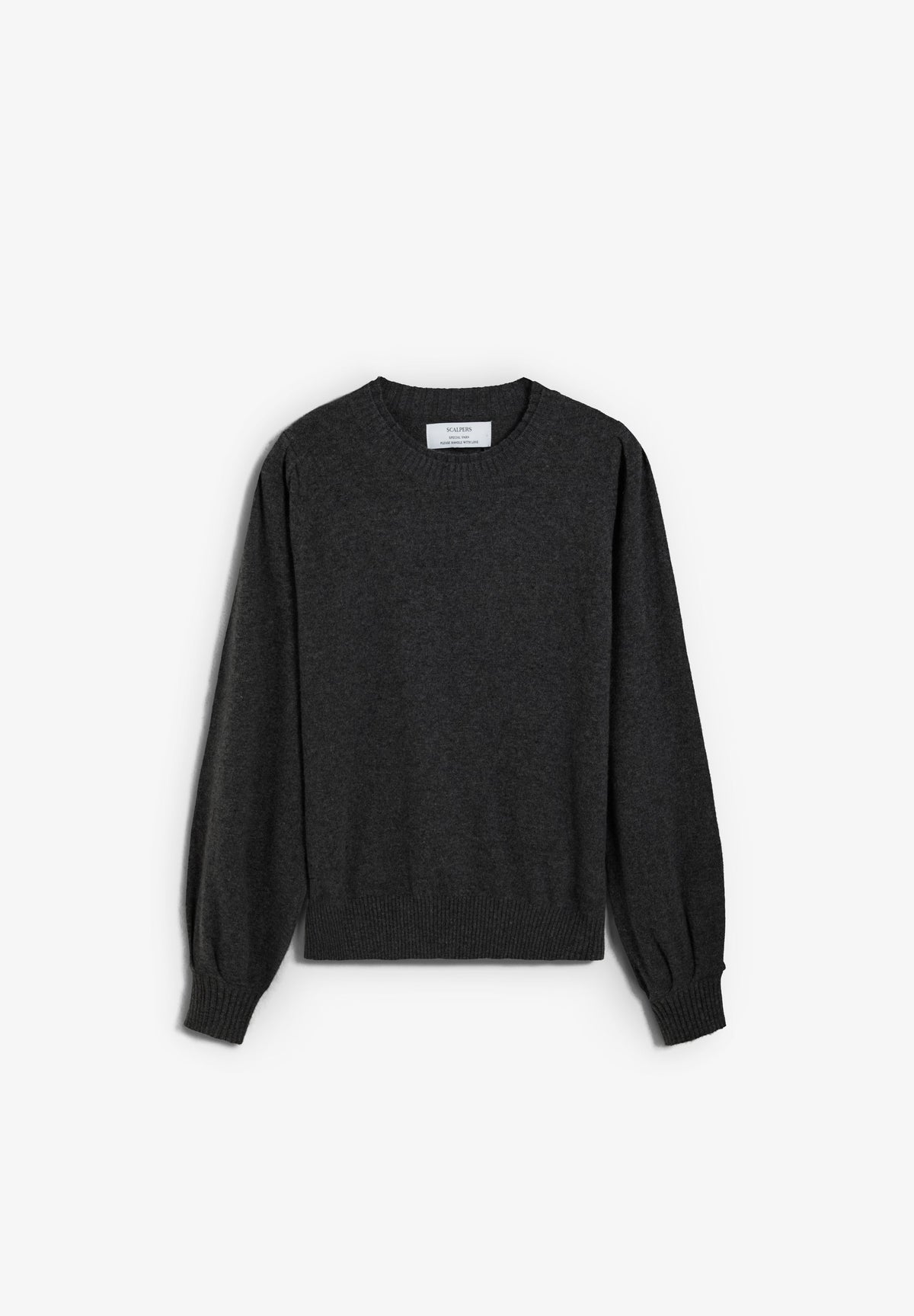 WOOL SWEATER WITH COLLAR DETAIL