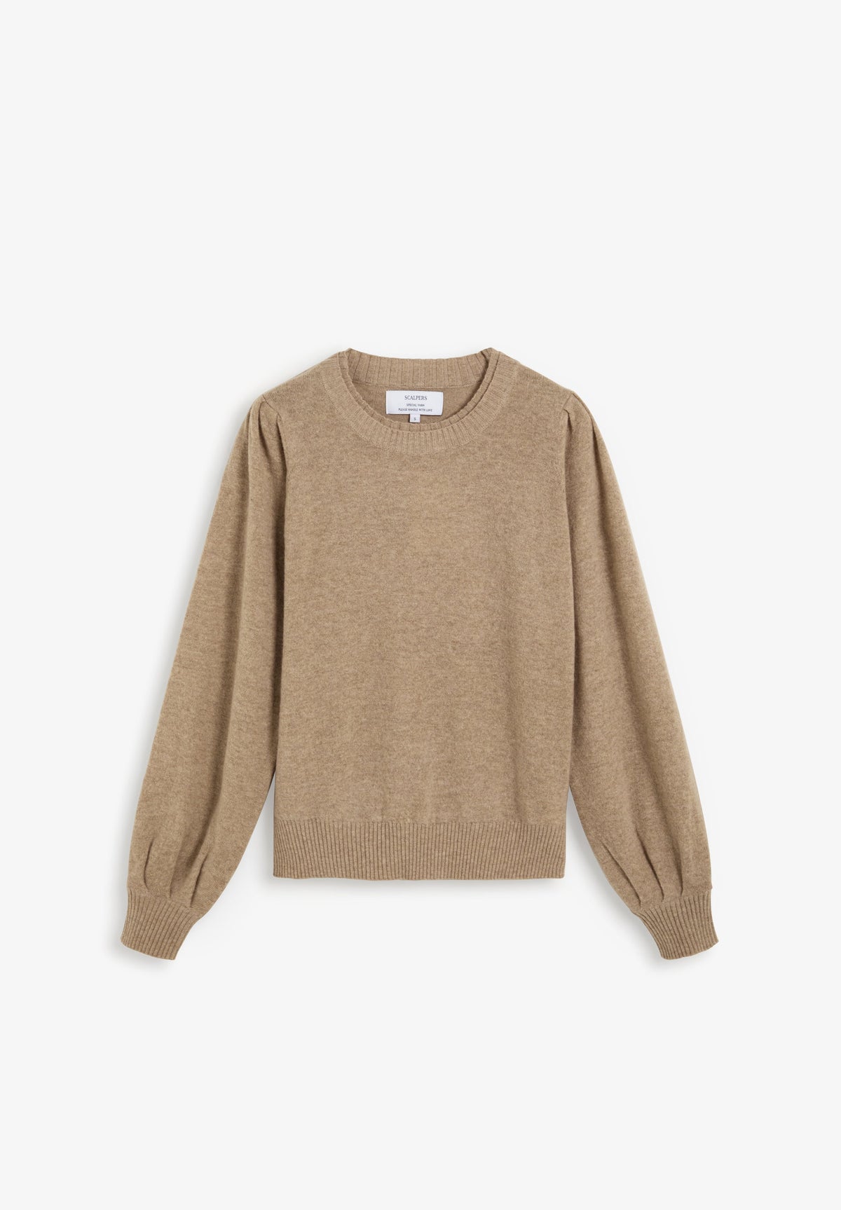 WOOL SWEATER WITH COLLAR DETAIL