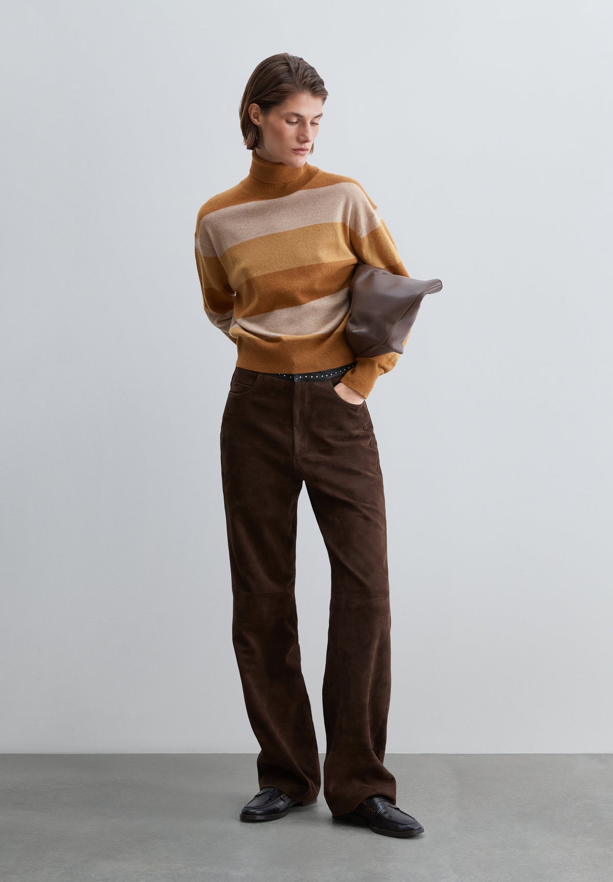 HIGH NECK WOOL SWEATER