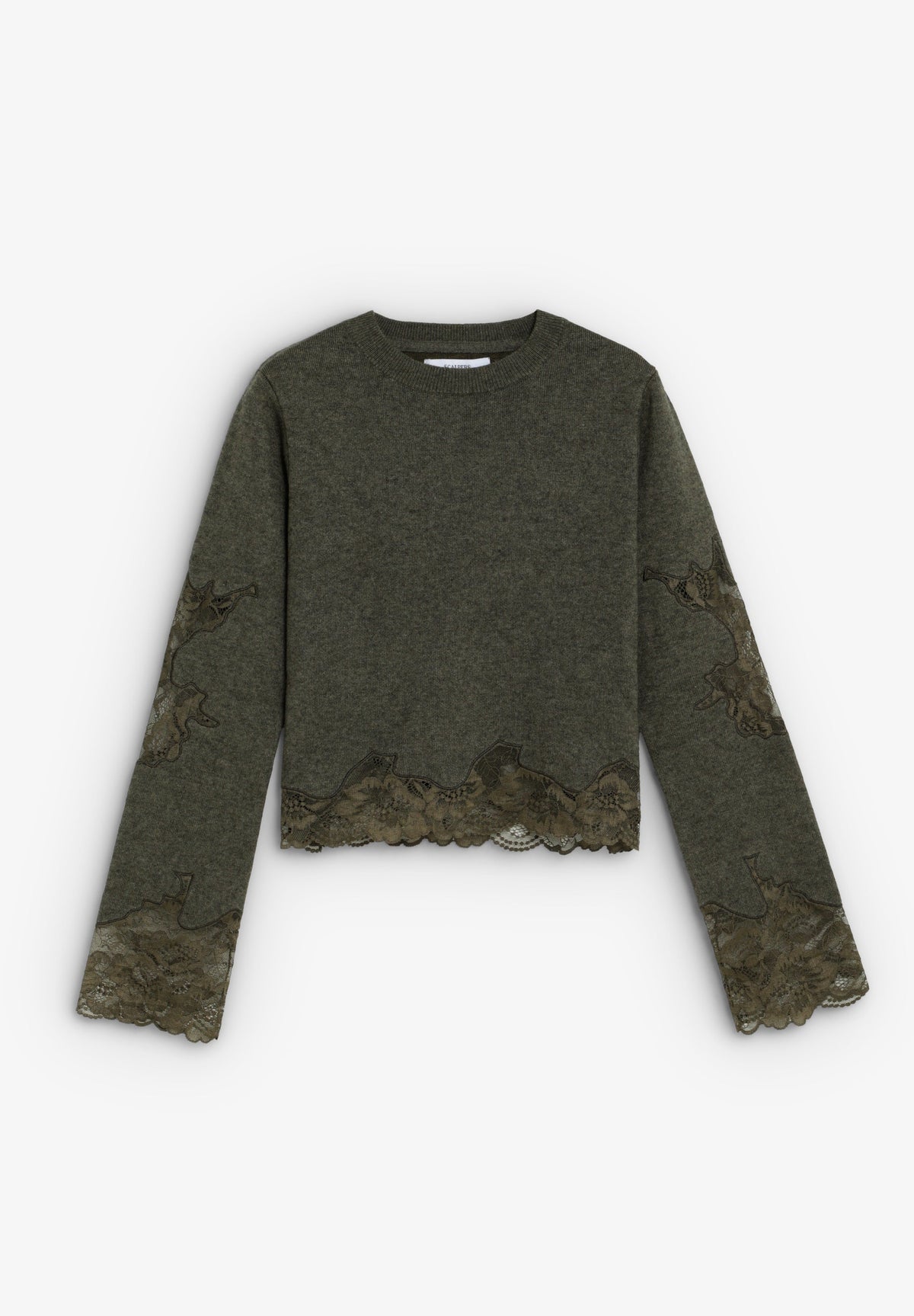 SCLACE CONTRAST KNIT JUMPER