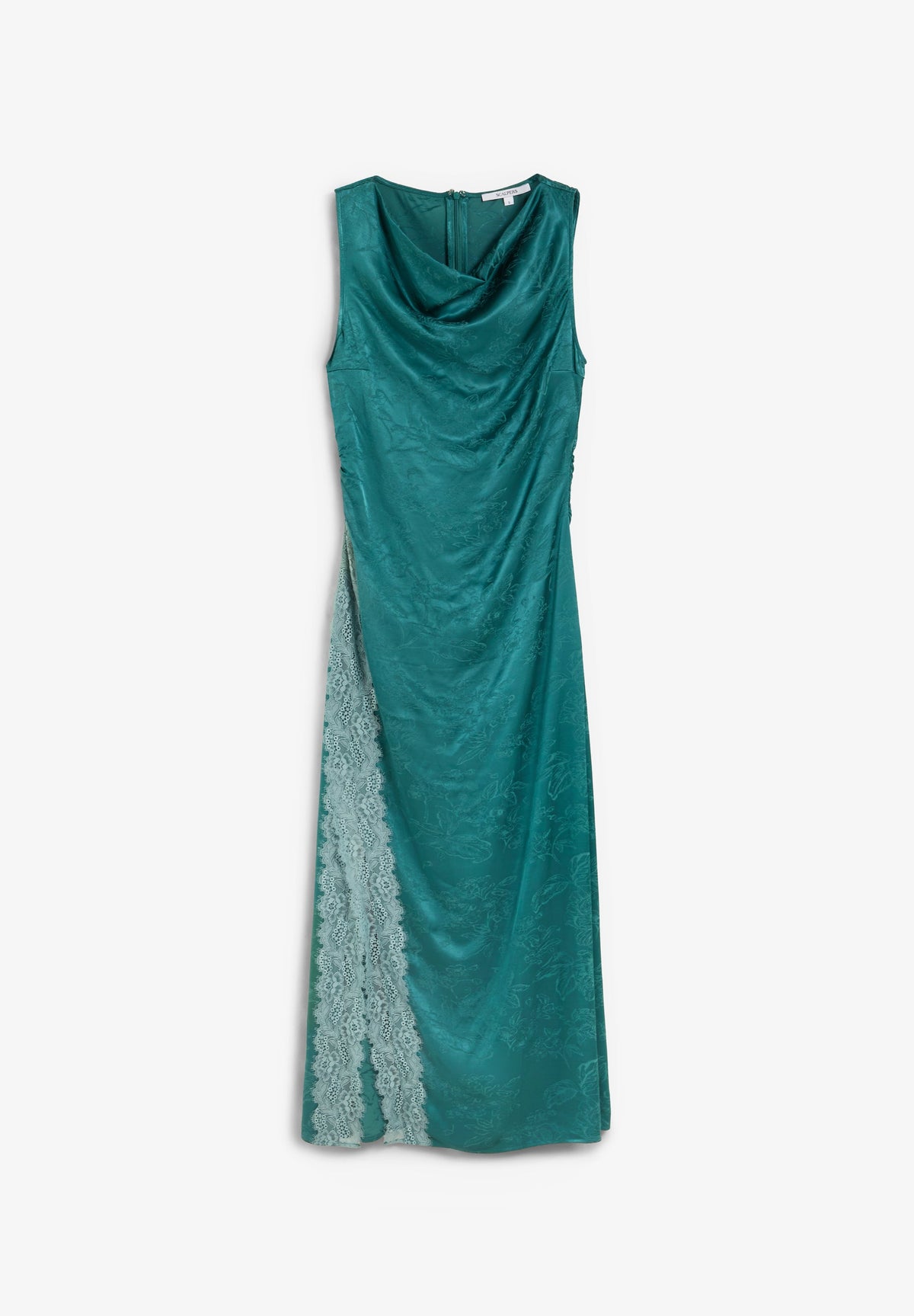 JACQUARD DRESS WITH LACE