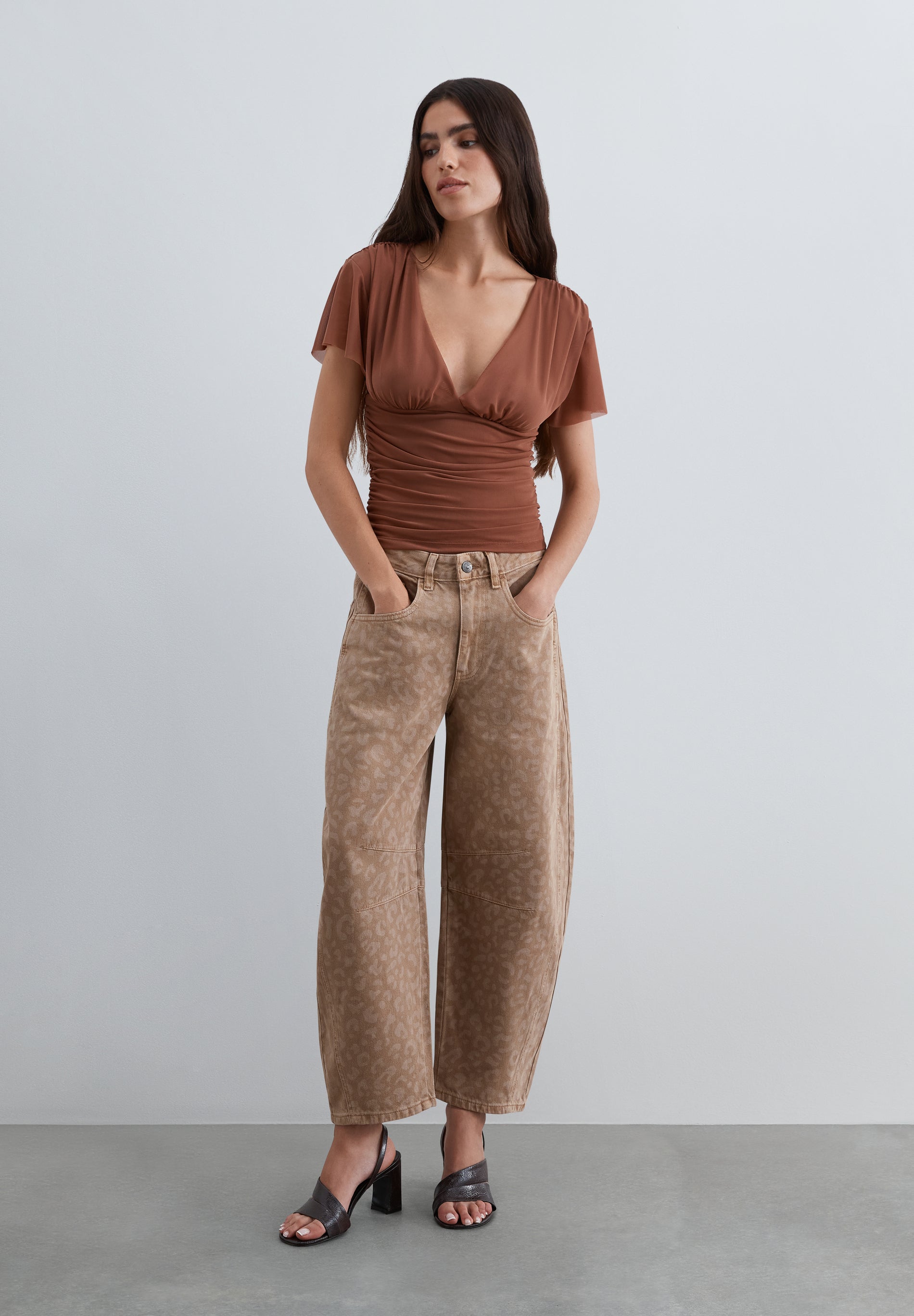 SCLEO BALLOON DENIM PANT