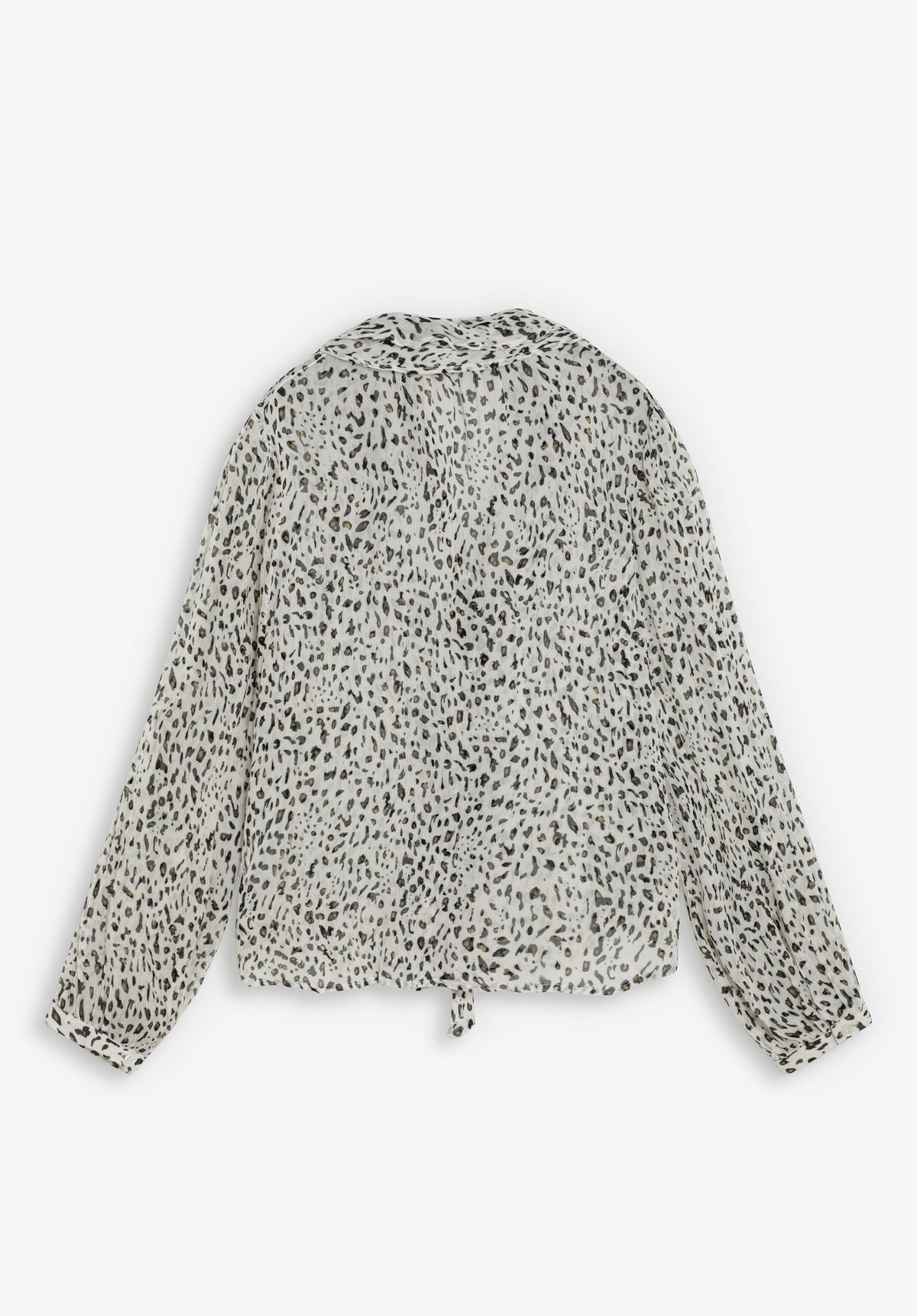 SCLEO FRINGES PRINT BLOUSE
