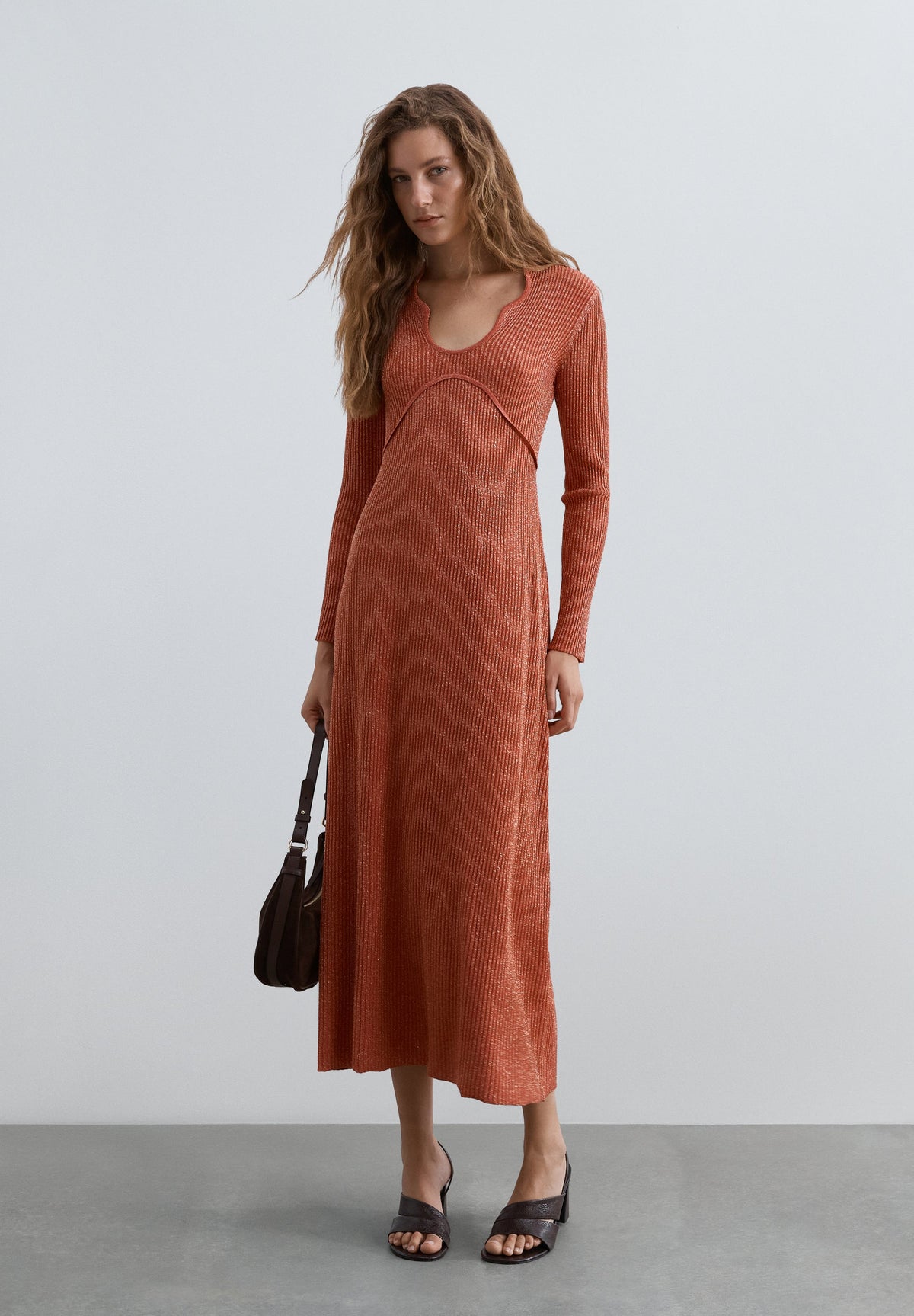 LUREX KNIT DRESS