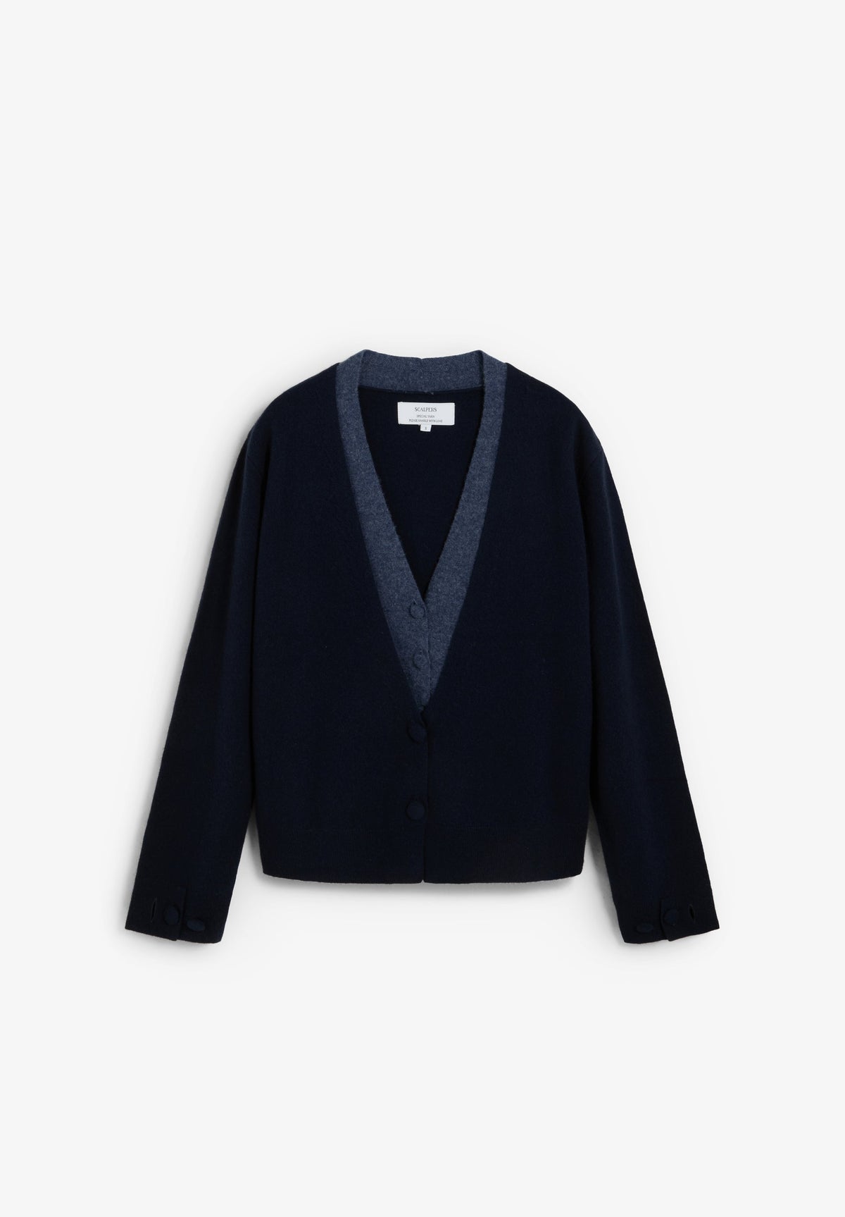 DOUBLE CARDIGAN WITH BUTTONS