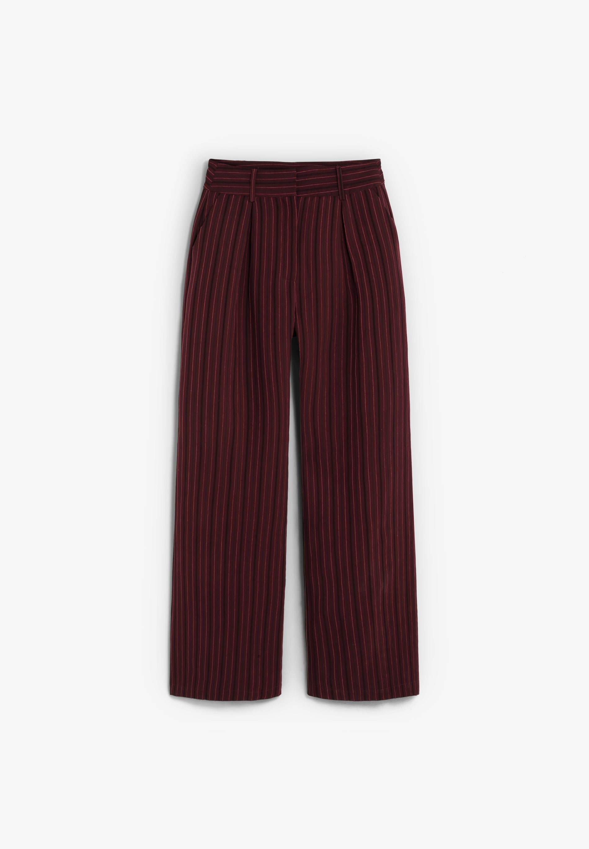 STRAIGHT STRIPED TROUSERS