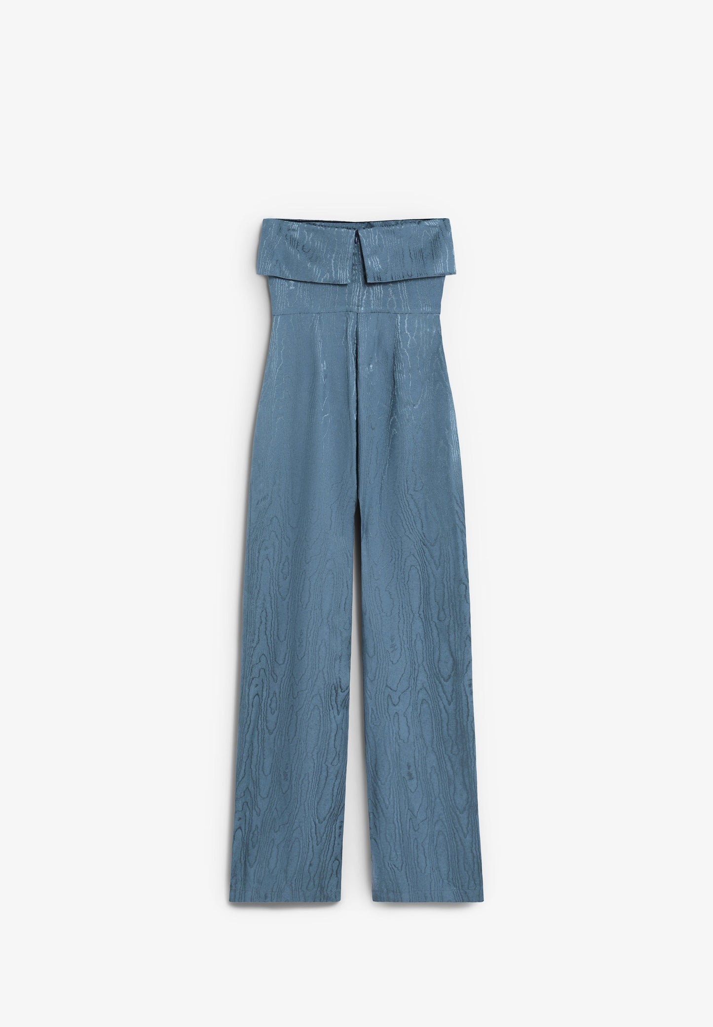 STRAPLESS JACQUARD JUMPSUIT