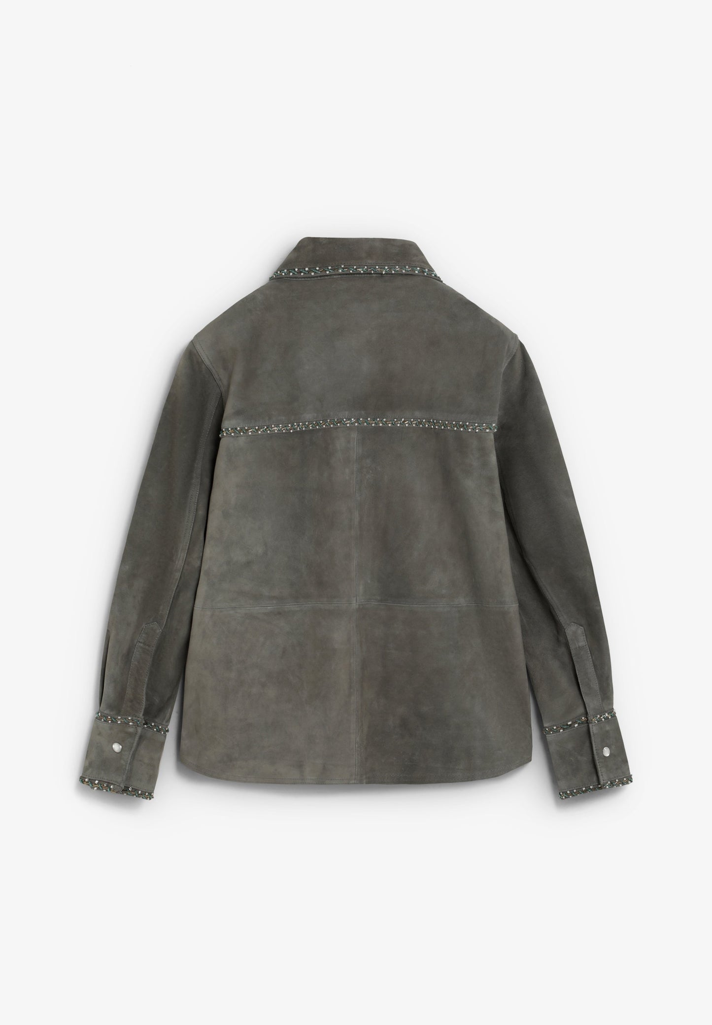 SCPASLEY BEADS SUEDE JACKET
