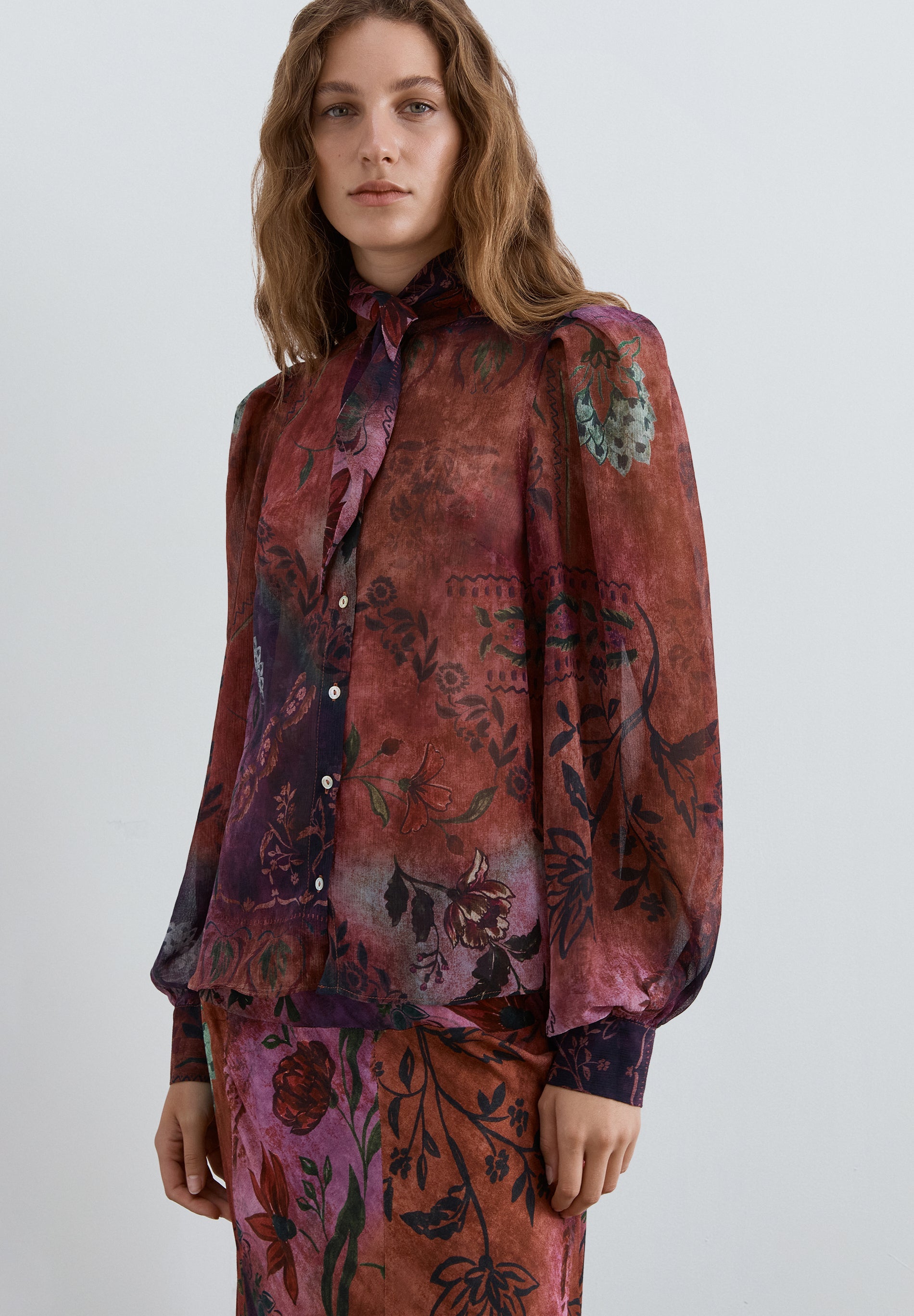 FLOWING PRINTED SHIRT