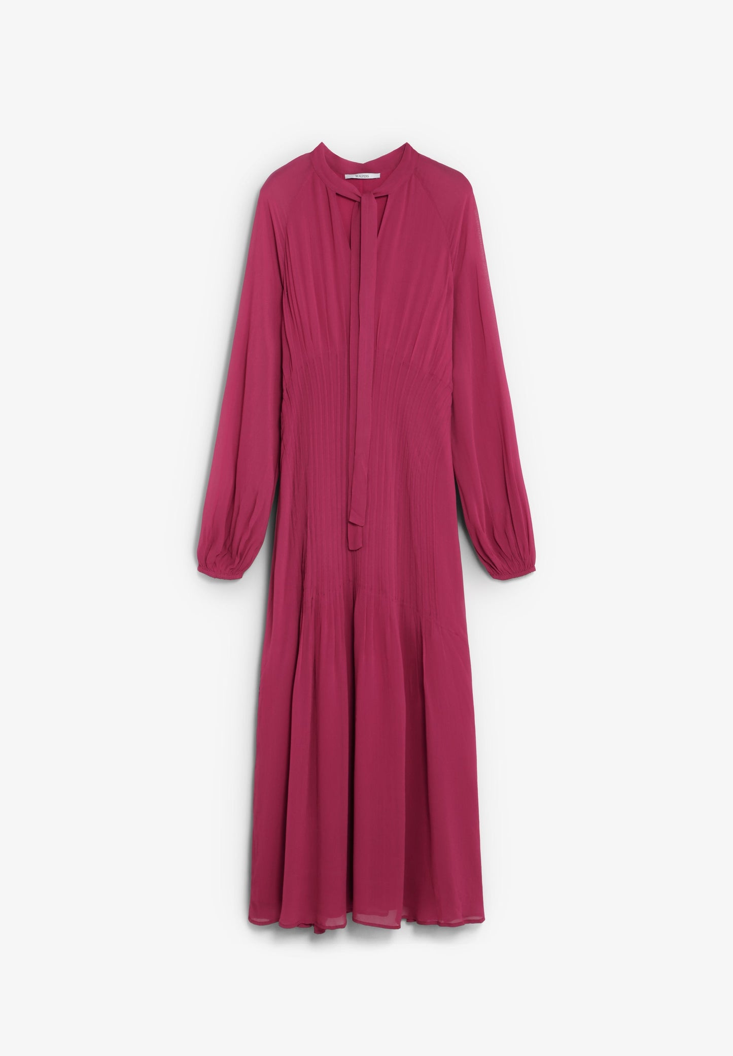 PLEATED BODICE DRESS