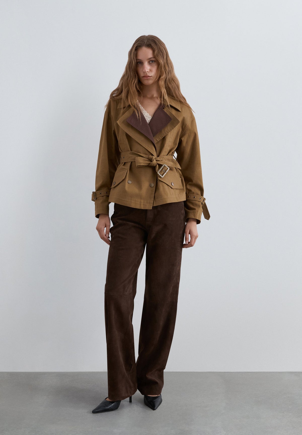 LONG CONVERTIBLE TRENCH COAT